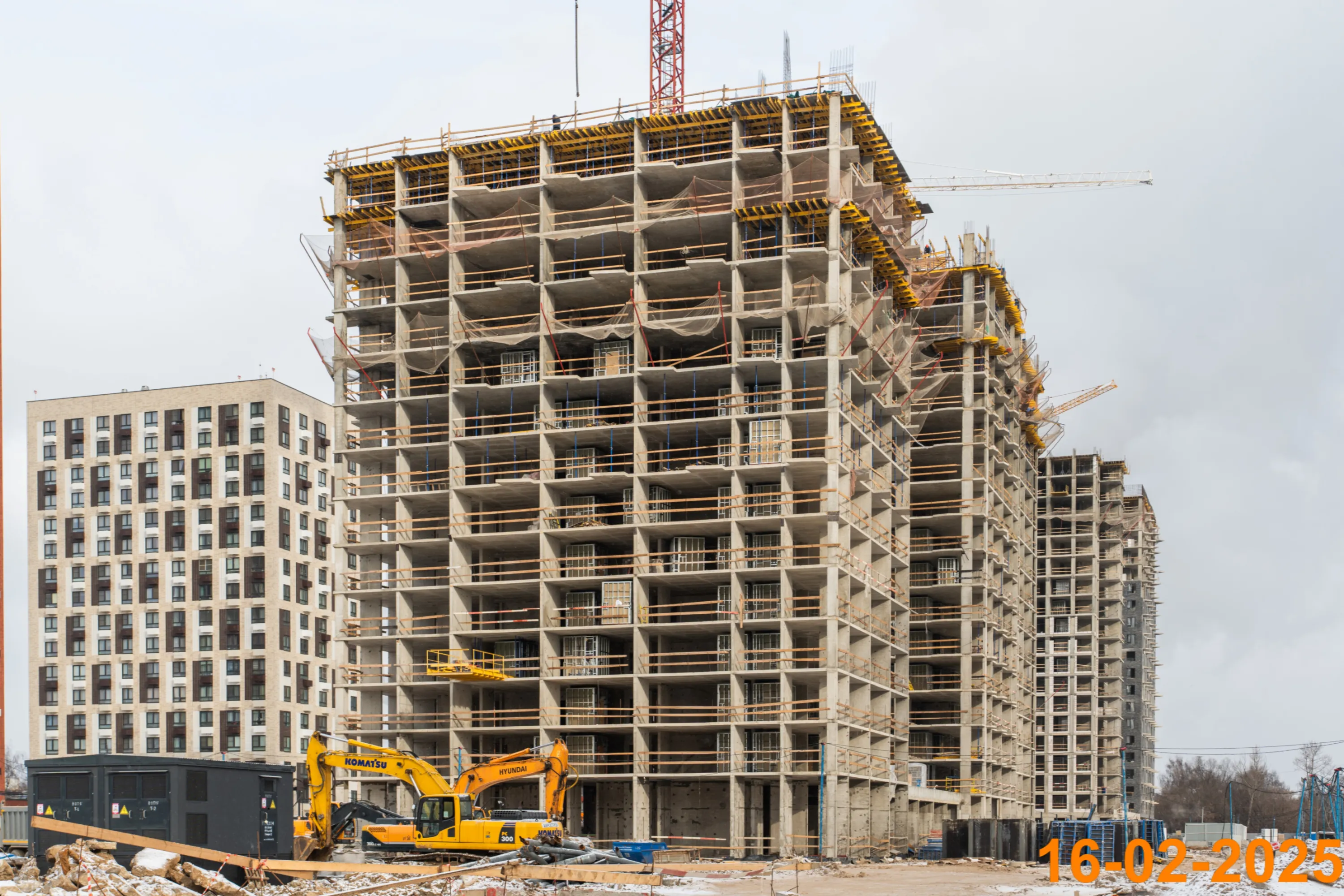 ЖК Бусиновский парк ход строительства