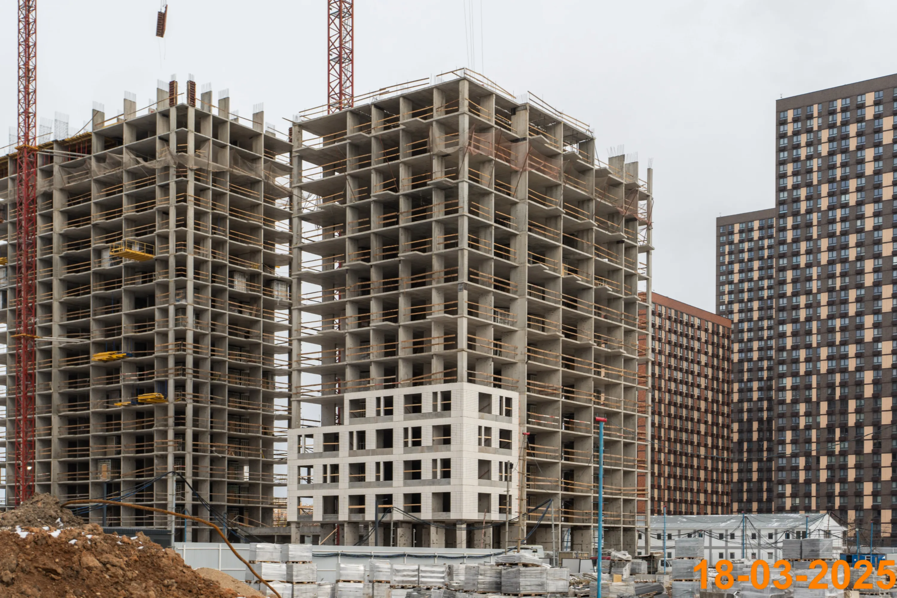 ЖК Бусиновский парк ход строительства