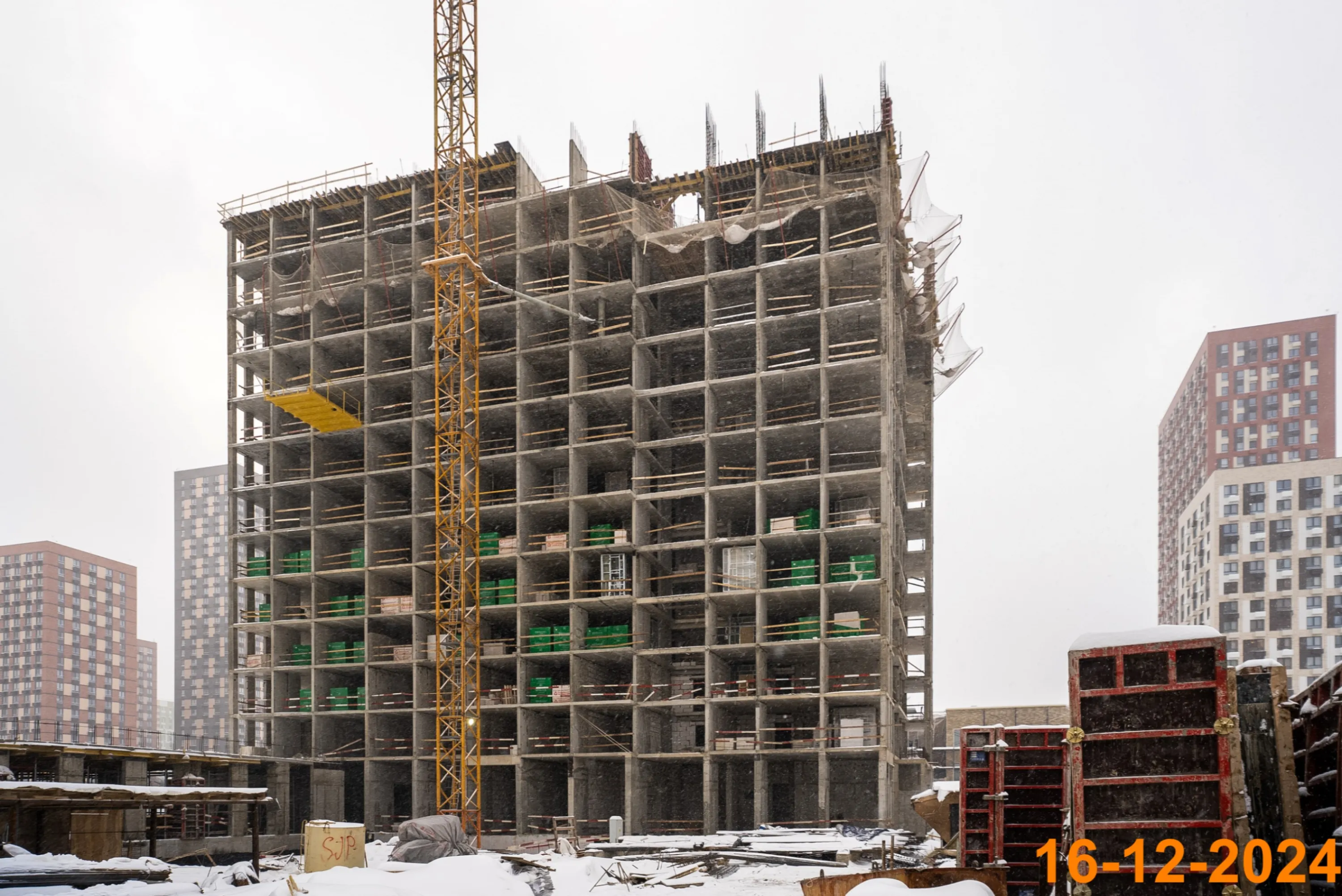 ЖК Бусиновский парк ход строительства