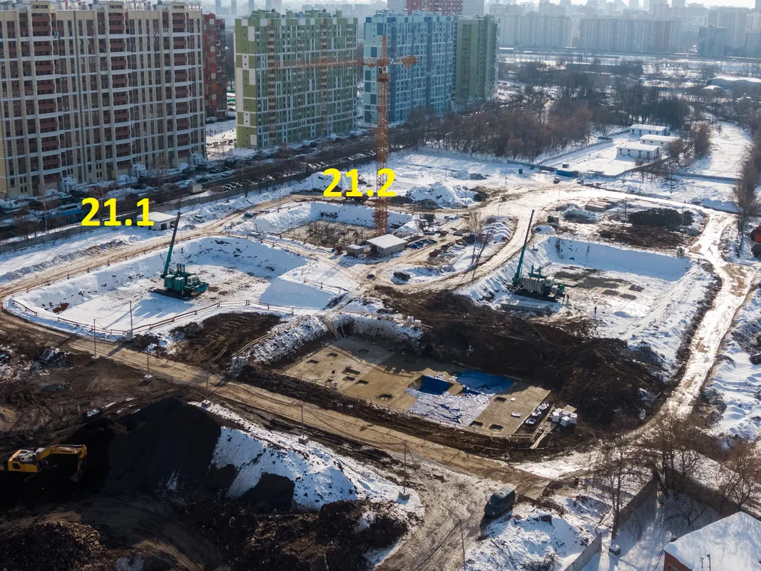 ЖК Бусиновский парк ход строительства