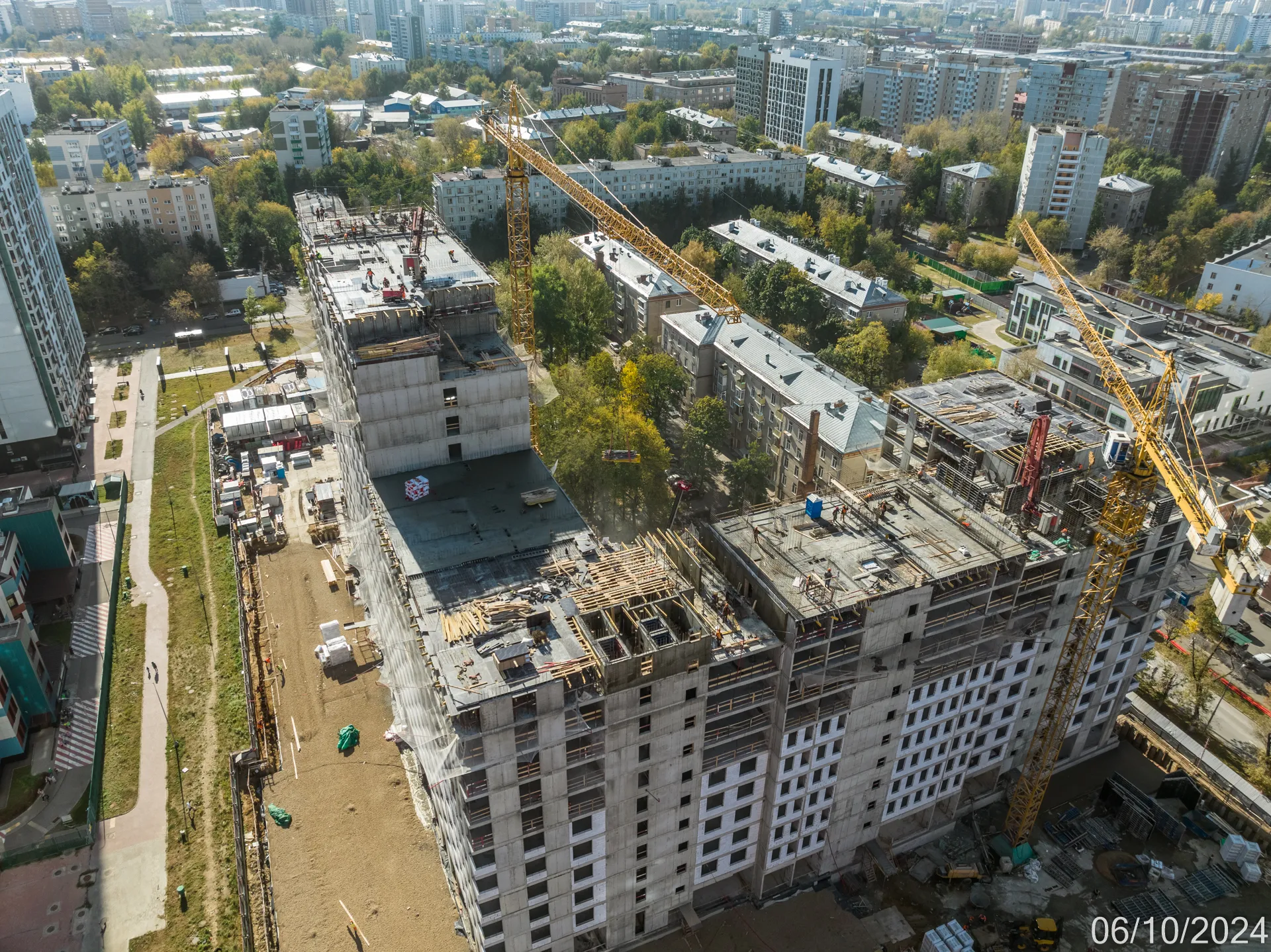 ЖК Семеновский парк-2 ход строительства