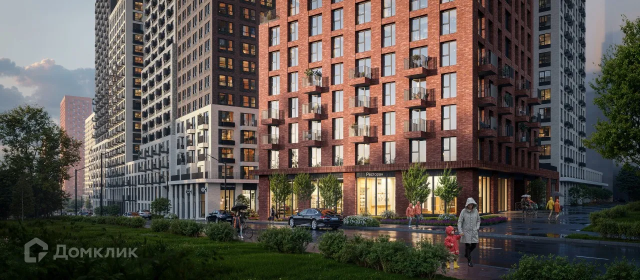 Планировка 2-комнатной квартиры 54.11 м² в ЖК «Квартал Мит», г. Москва — фото 3