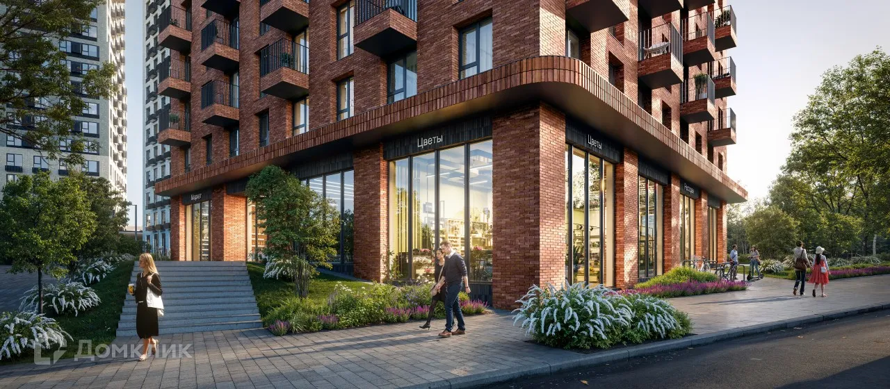 Планировка 2-комнатной квартиры 54.11 м² в ЖК «Квартал Мит», г. Москва — фото 4