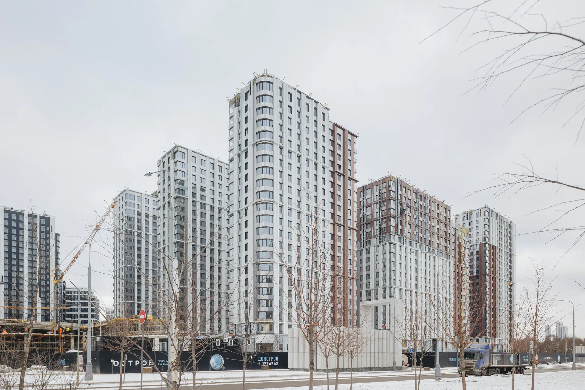 ЖК "Остров" ход строительства