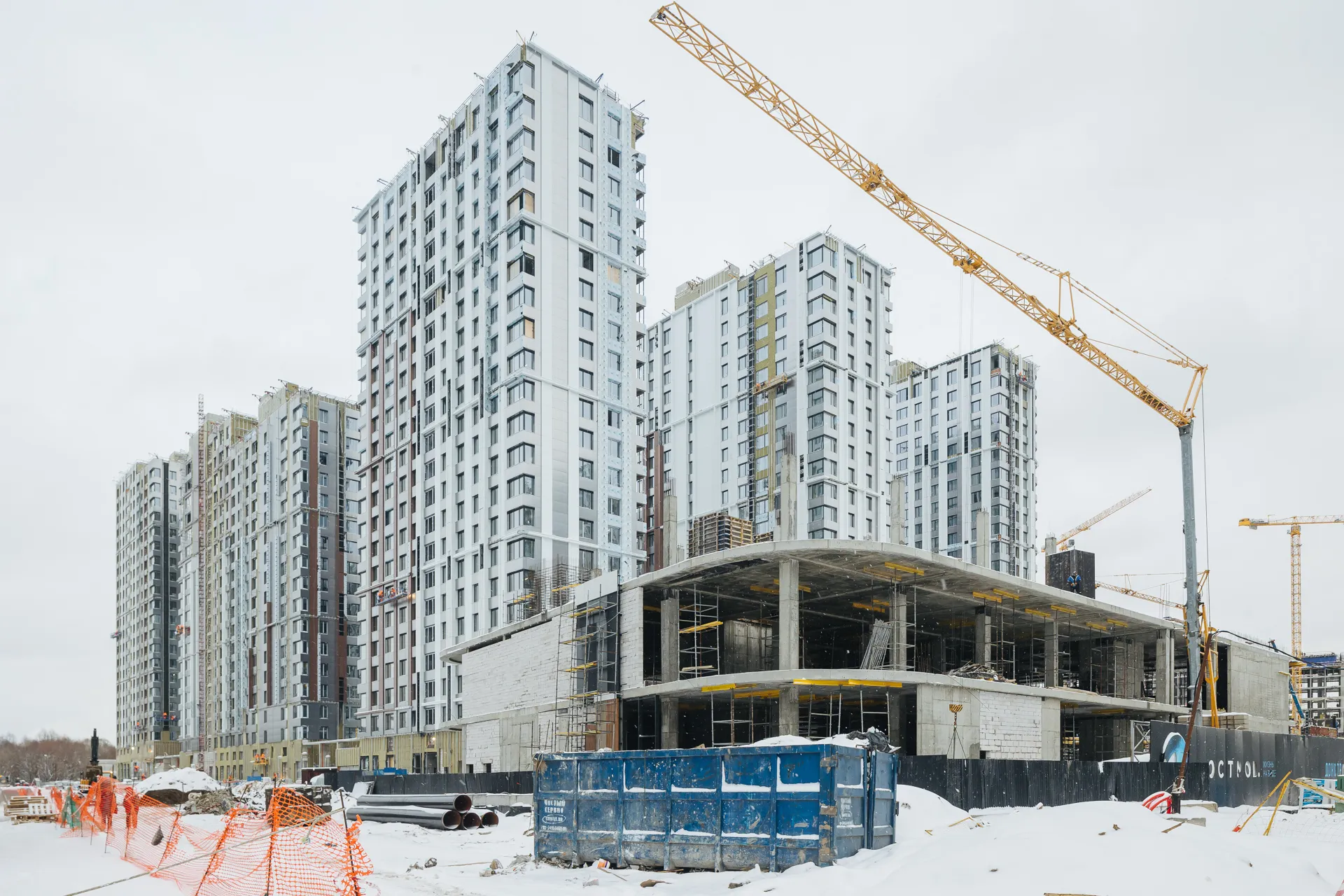 ЖК "Остров" ход строительства