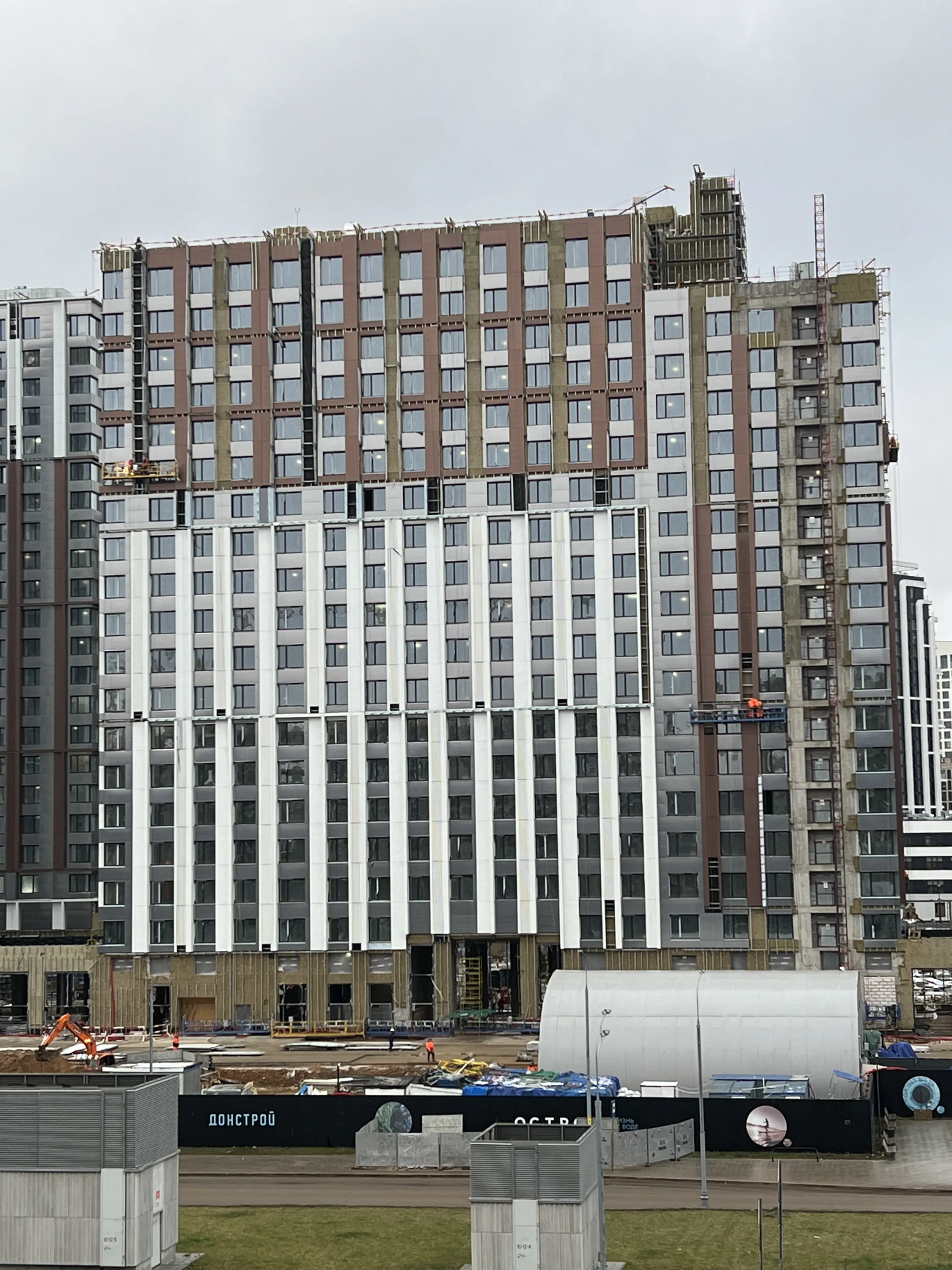ЖК "Остров" ход строительства