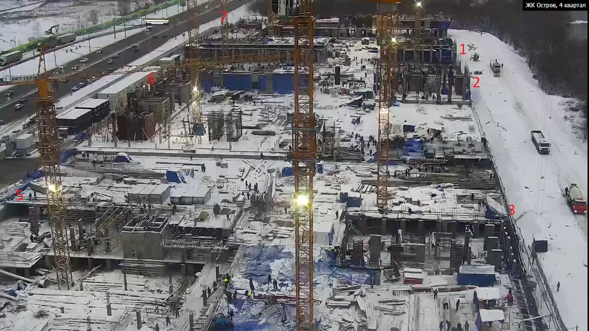 ЖК "Остров" ход строительства