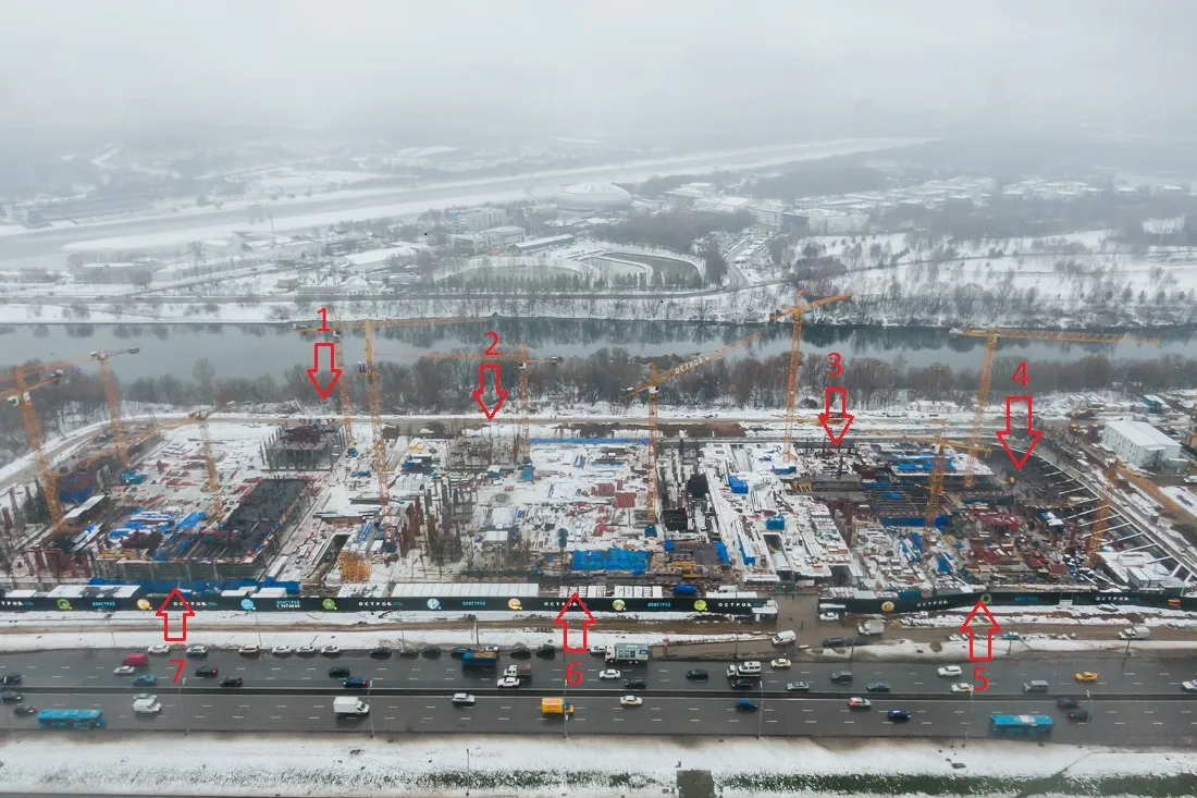 ЖК "Остров" ход строительства