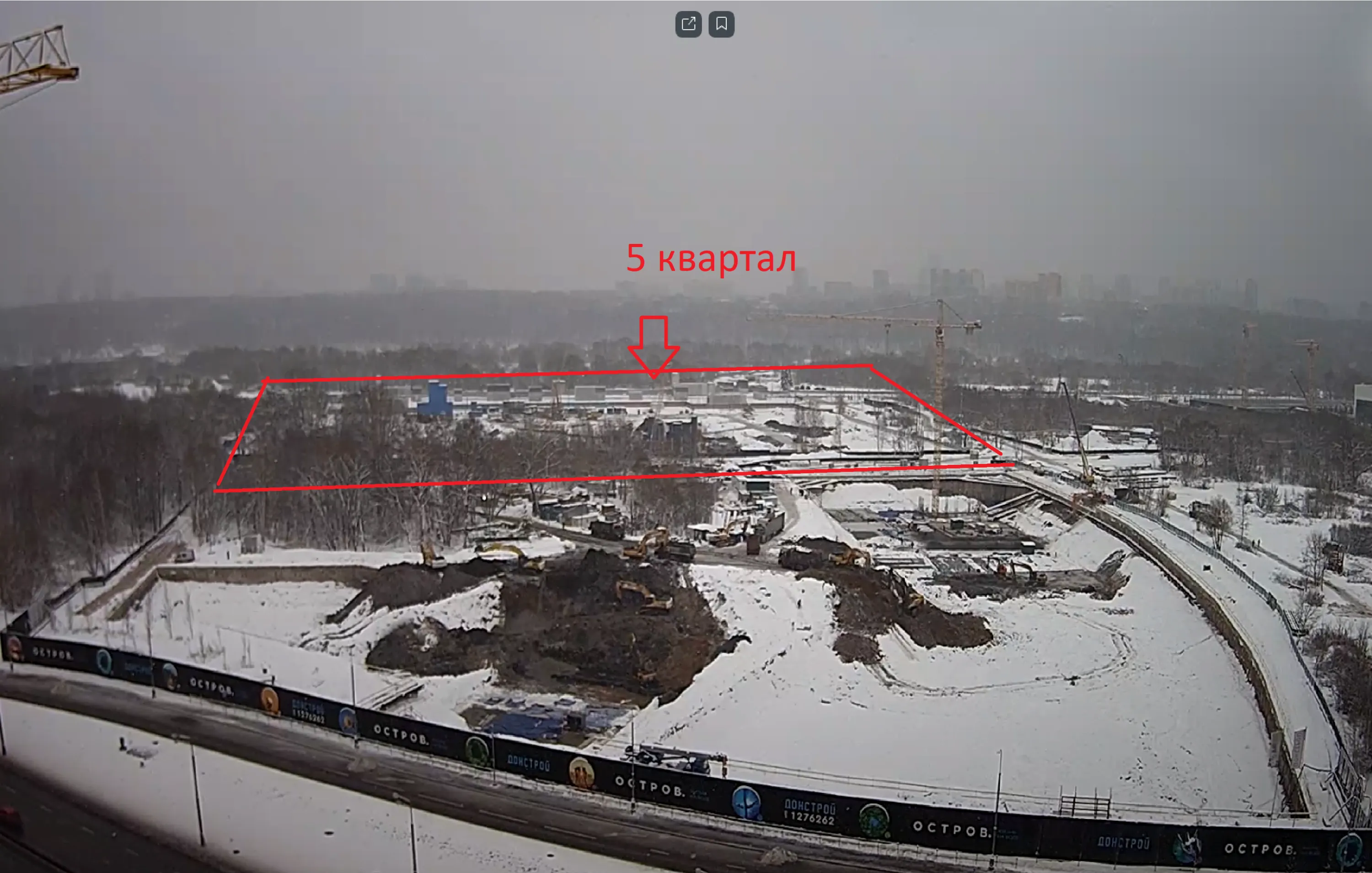 ЖК "Остров" ход строительства