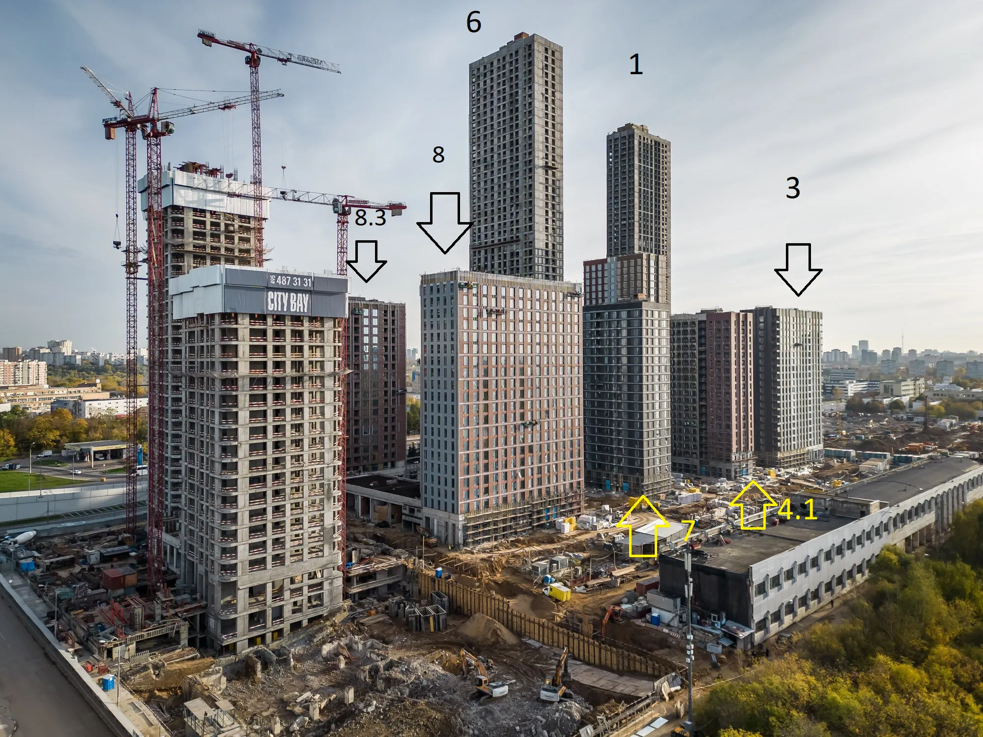 ЖК "City Bay (Сити Бэй)" ход строительства