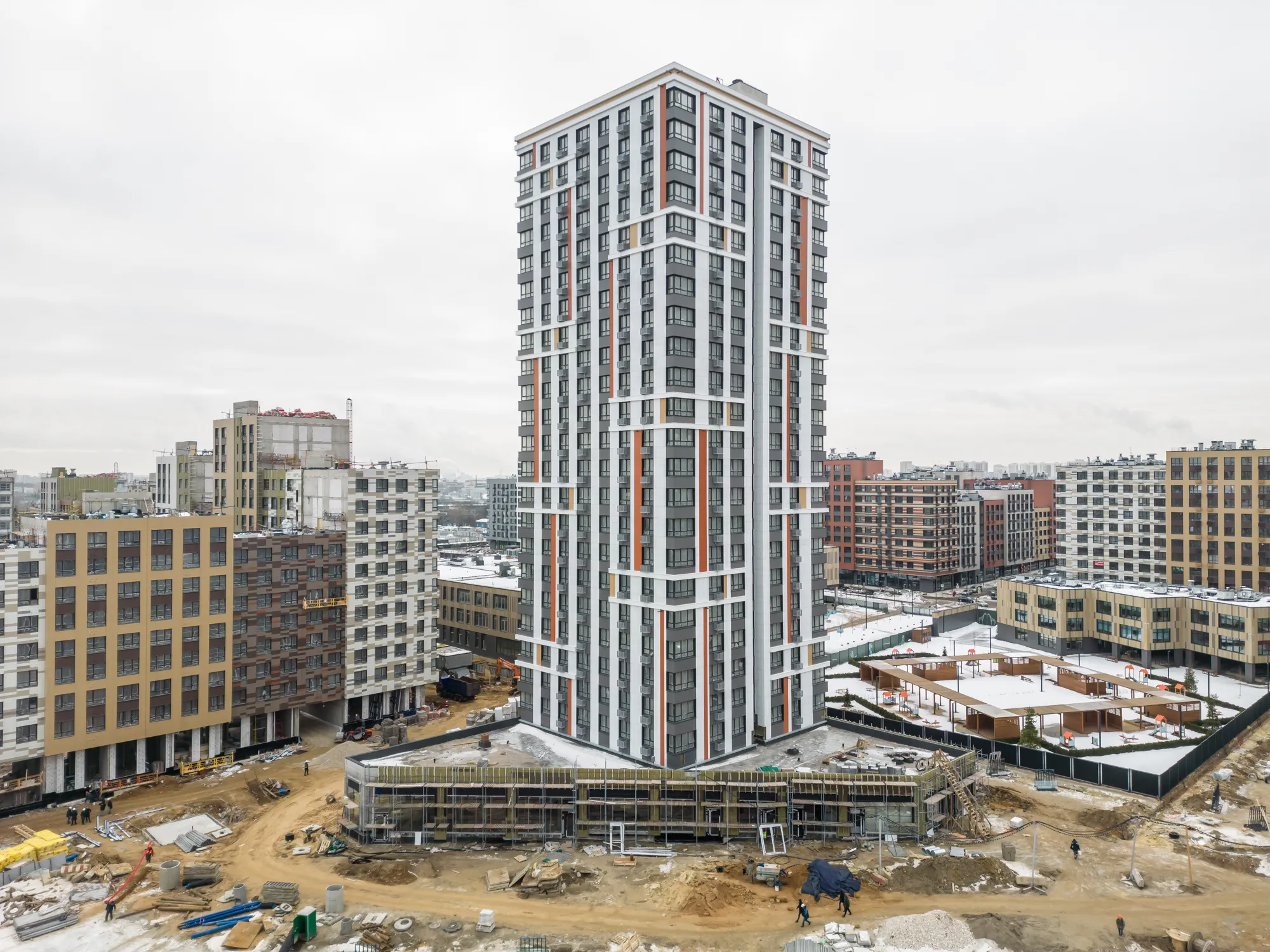 ЖК "LIFE Варшавская (Лайф Варшавская)" ход строительства