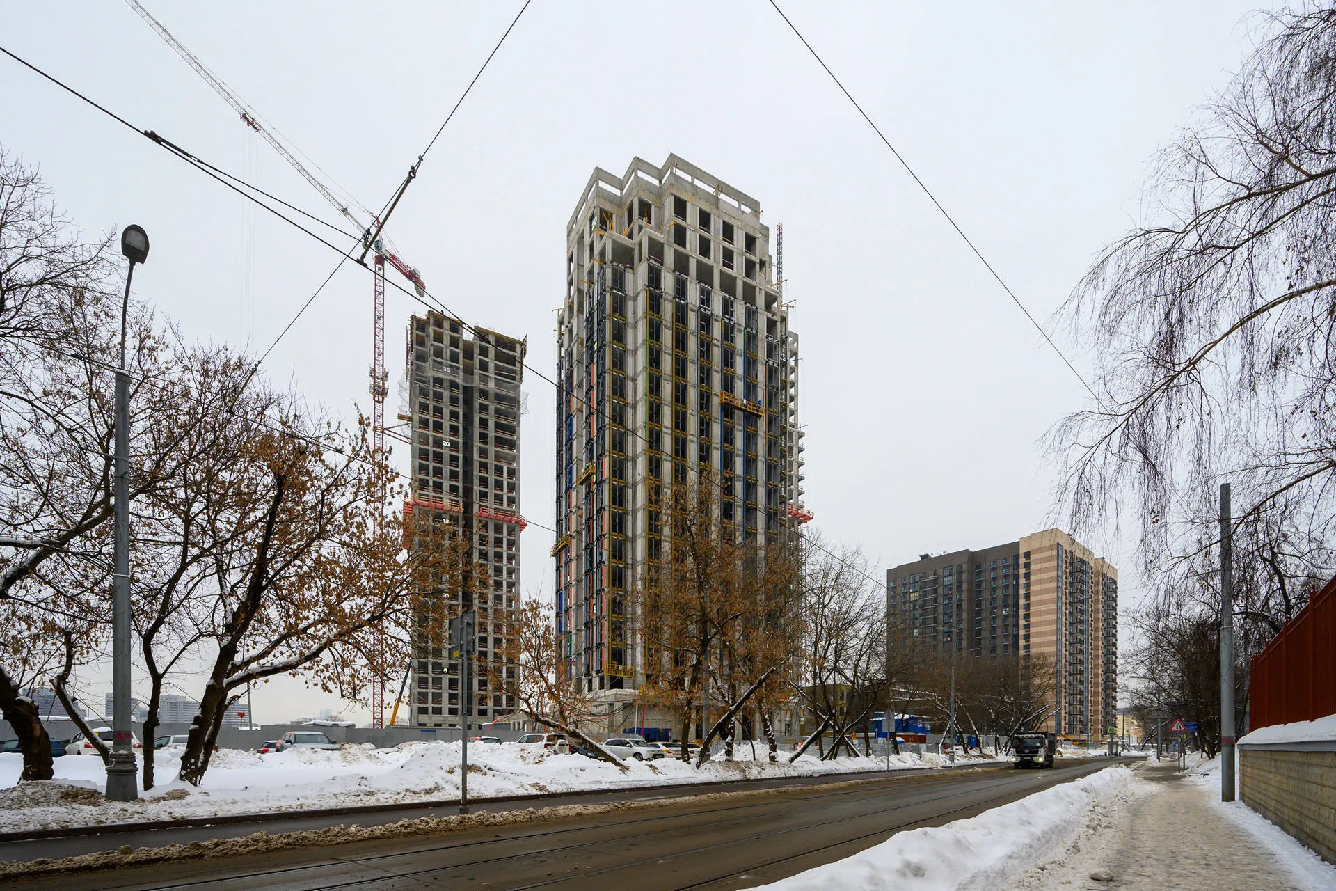 ЖК Павелецкая Сити ход строительства