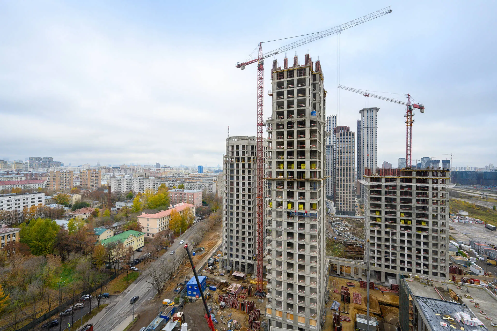 ЖК Павелецкая Сити ход строительства