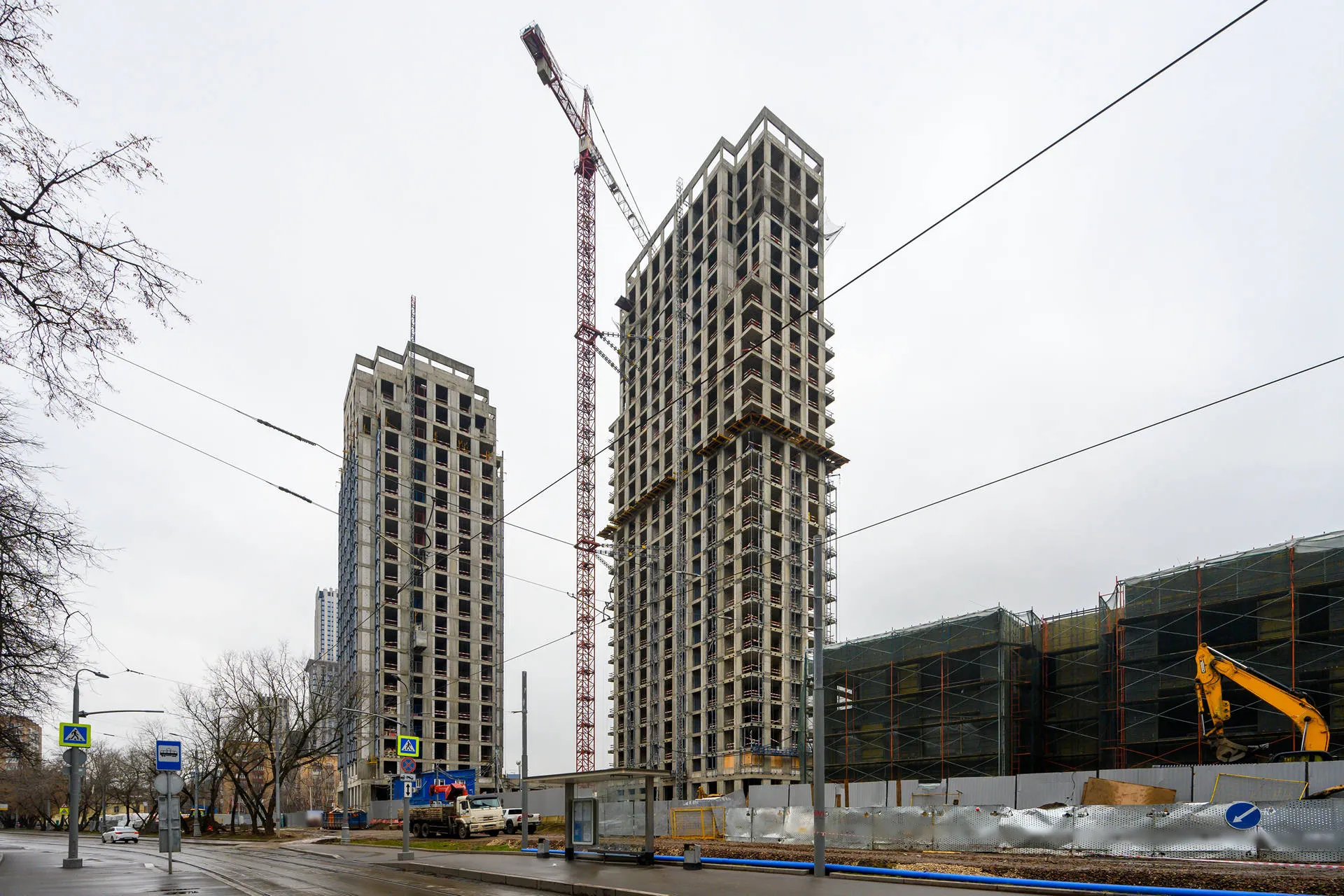 ЖК Павелецкая Сити ход строительства