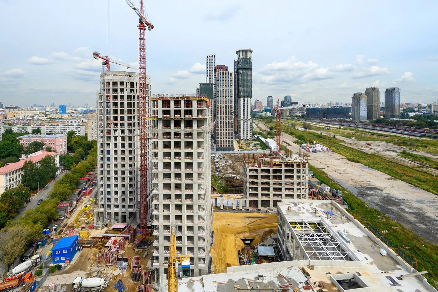 ЖК Павелецкая Сити ход строительства