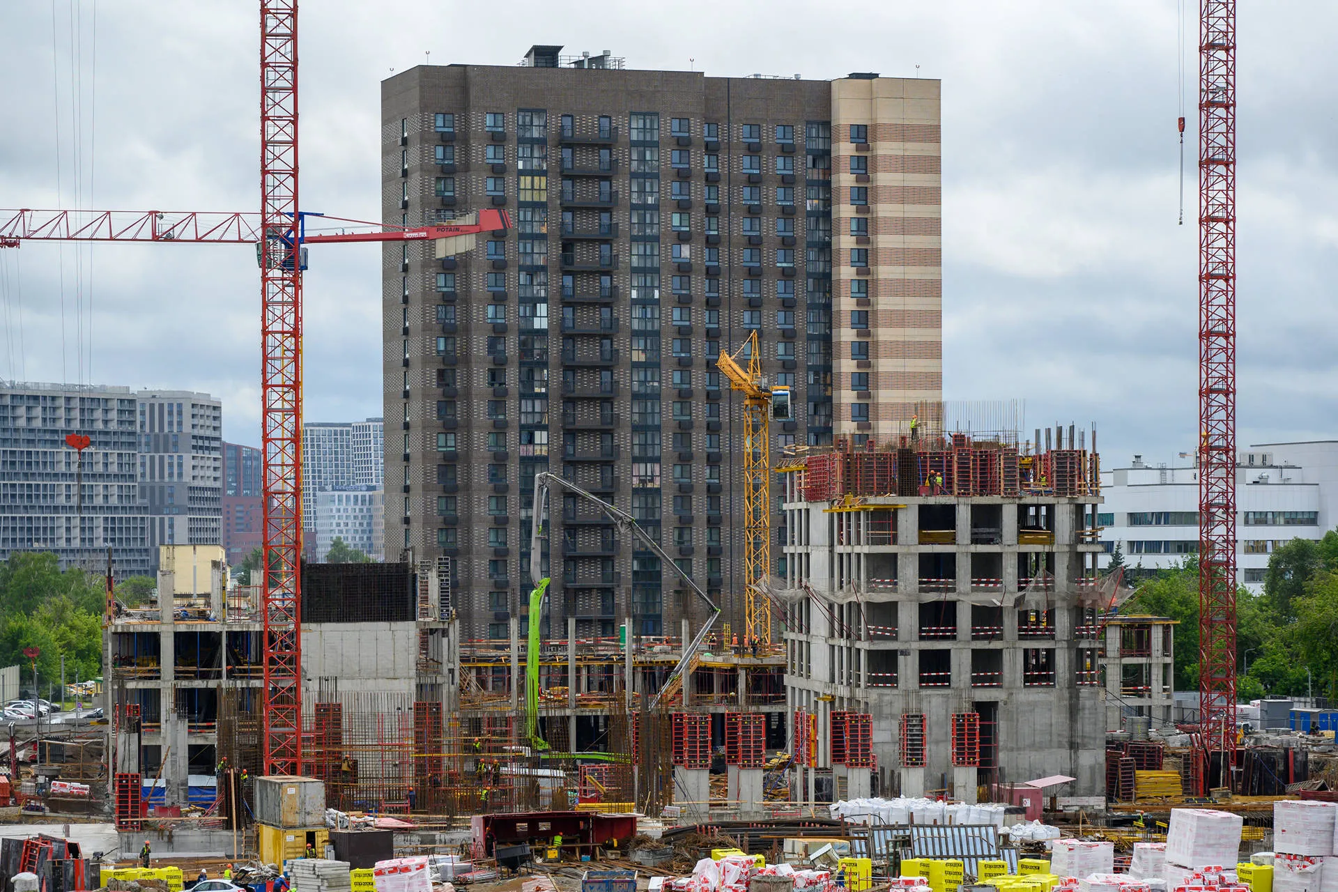 ЖК Павелецкая Сити ход строительства