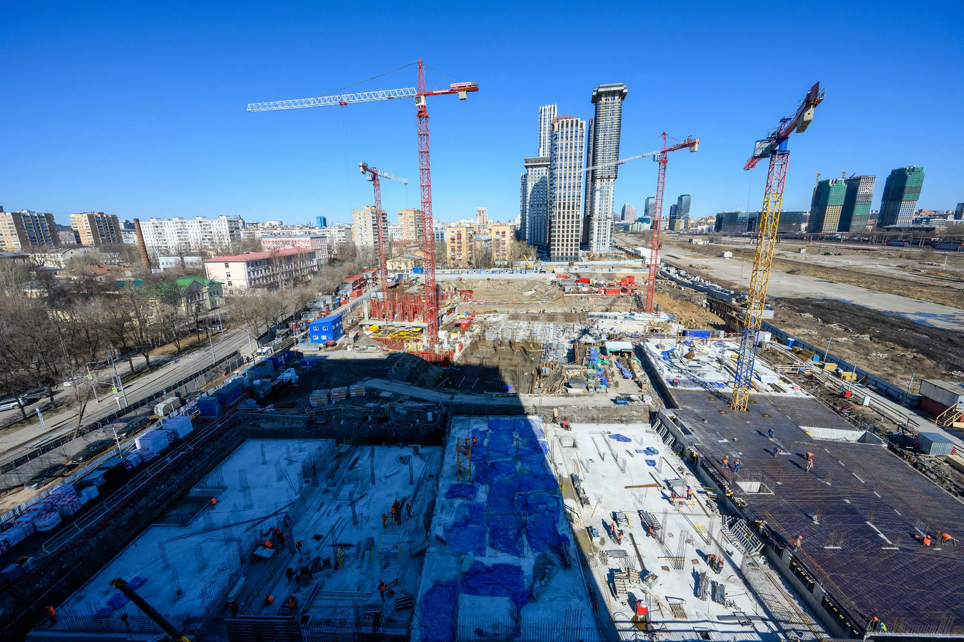 ЖК Павелецкая Сити ход строительства