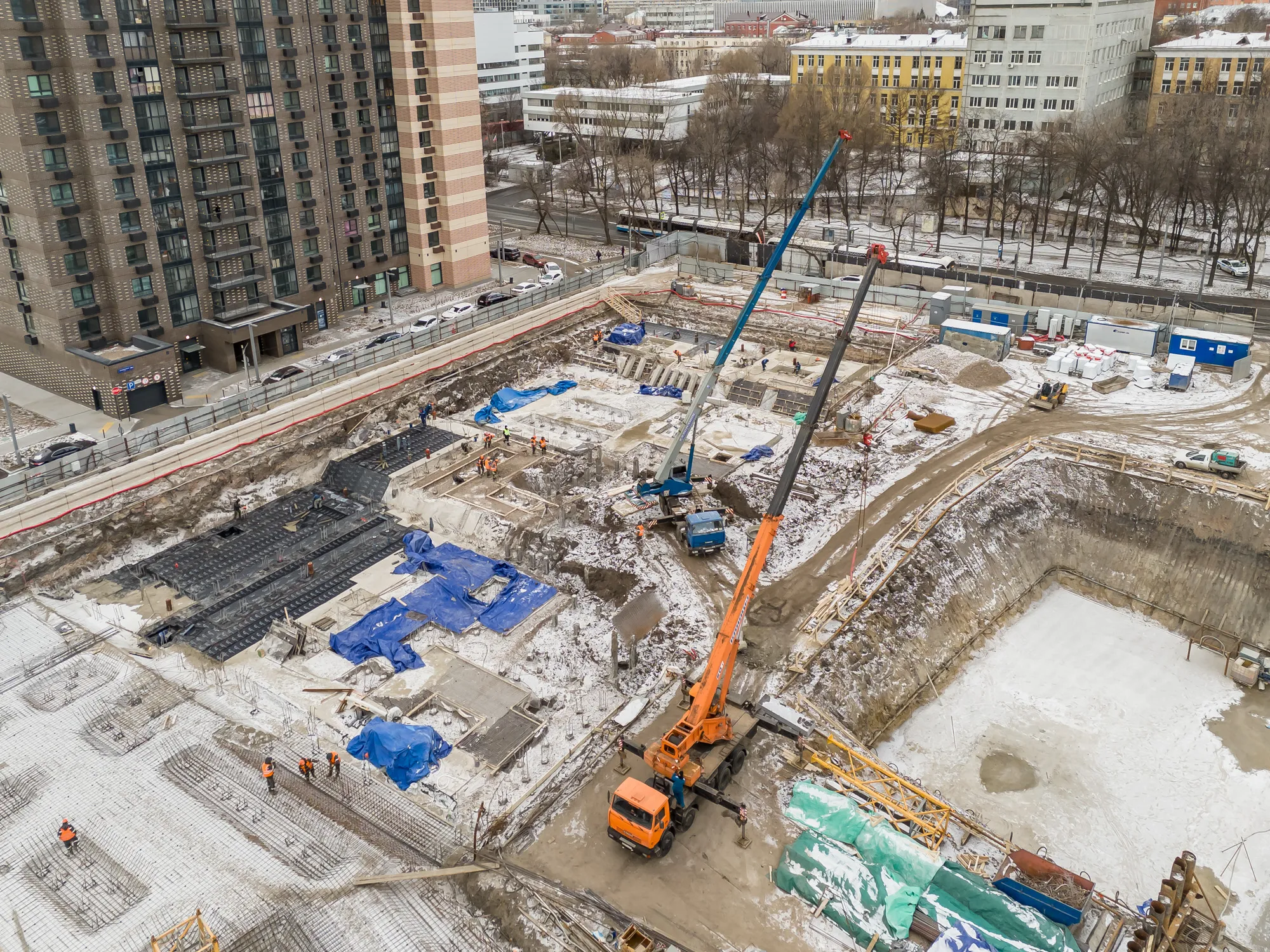 ЖК Павелецкая Сити ход строительства