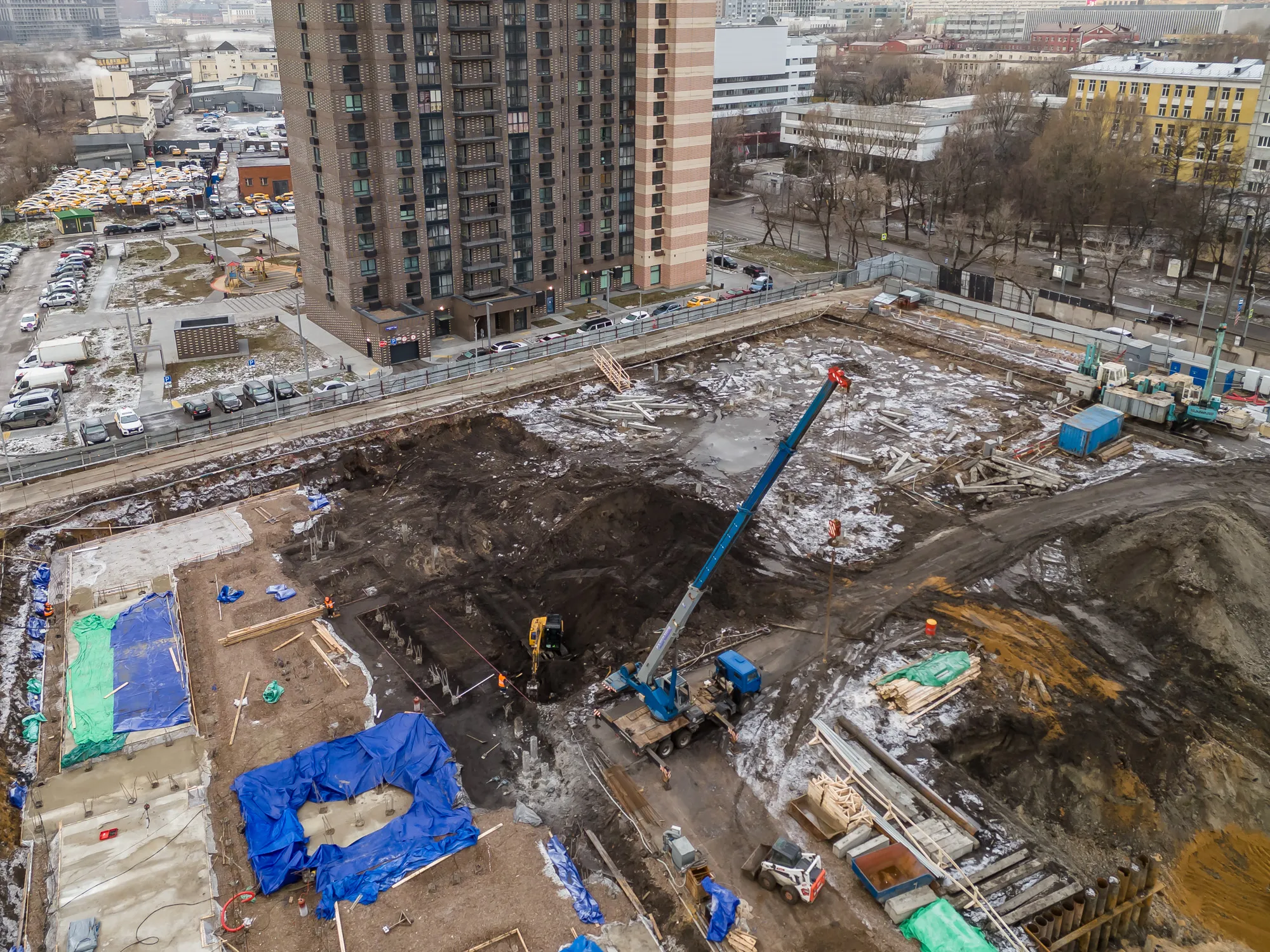 ЖК Павелецкая Сити ход строительства