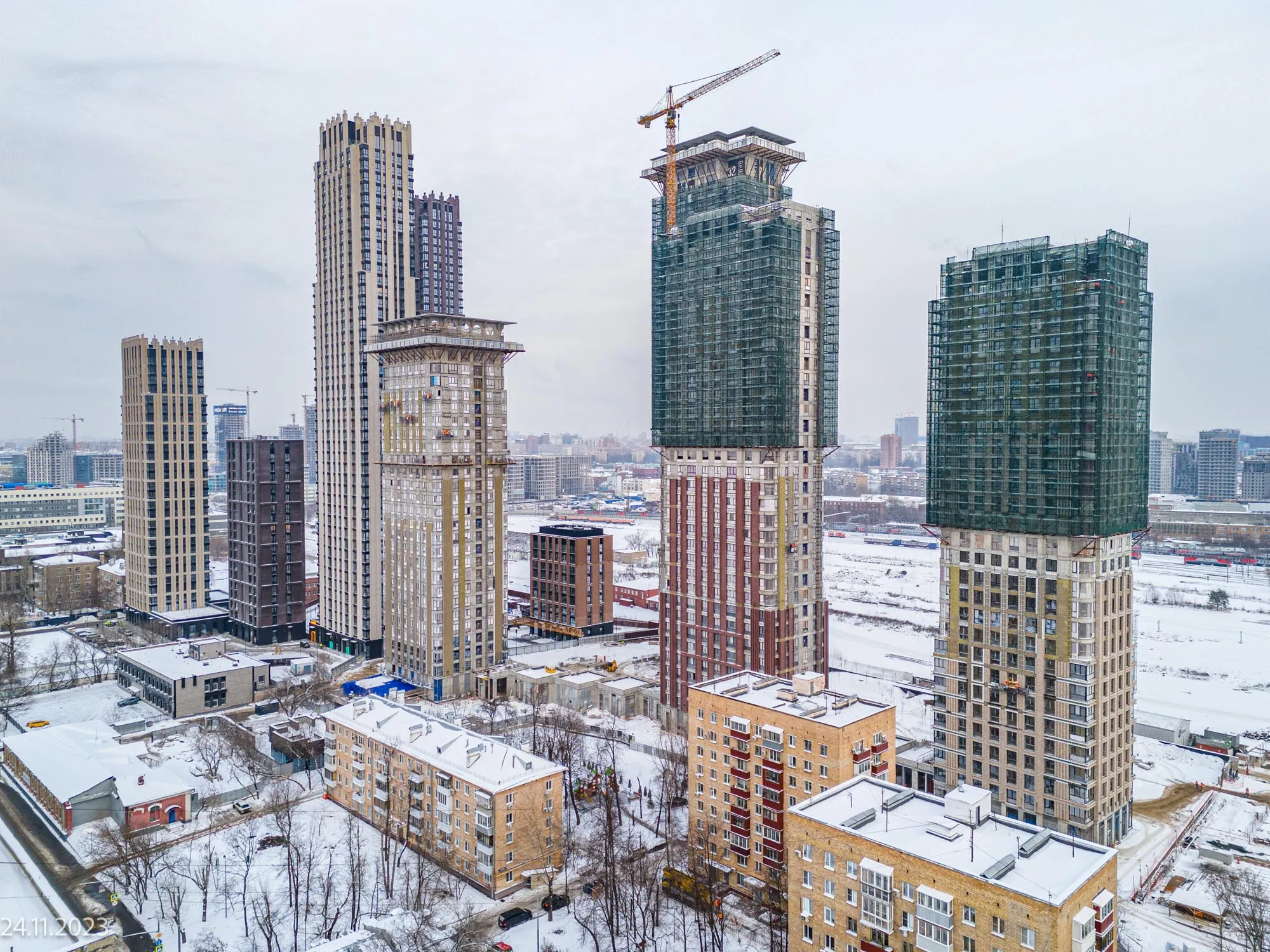 ЖК Павелецкая Сити ход строительства