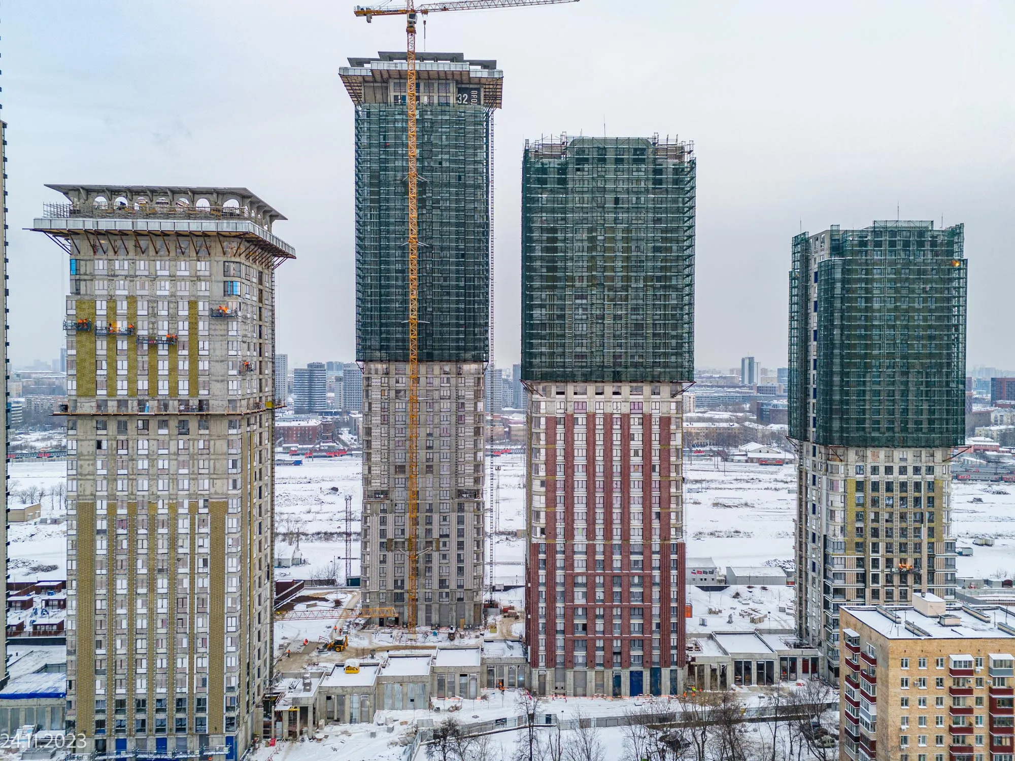 ЖК Павелецкая Сити ход строительства