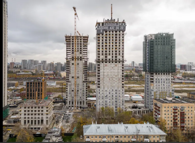 ЖК Павелецкая Сити ход строительства