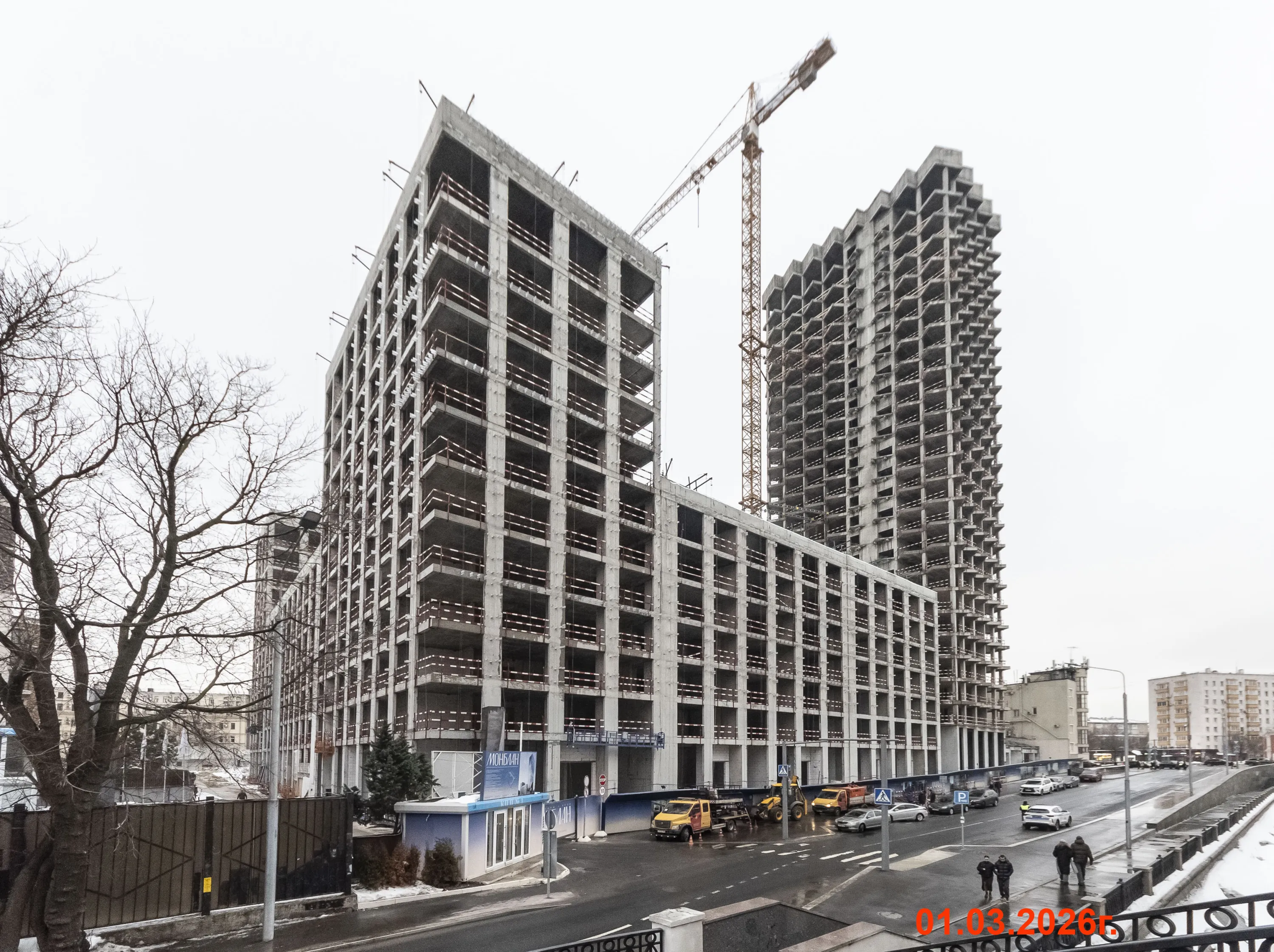 ЖК МОНБЛАН ход строительства