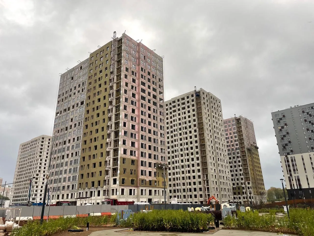 ЖК "Город-парк Первый Московский" ход строительства