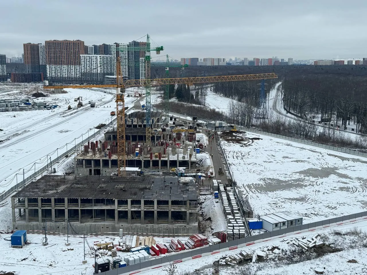 ЖК "Город-парк Первый Московский" ход строительства