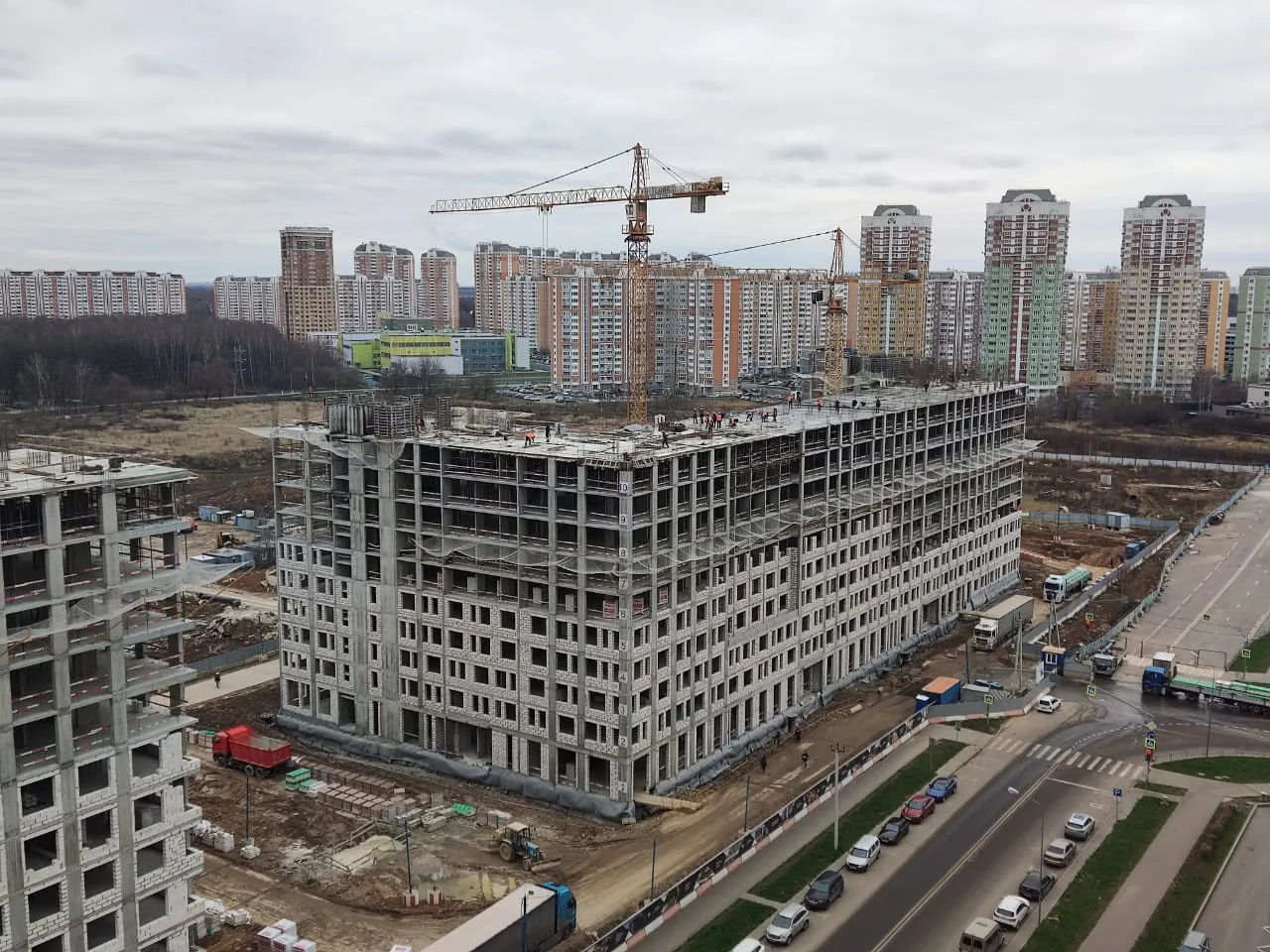 ЖК "Город-парк Первый Московский" ход строительства