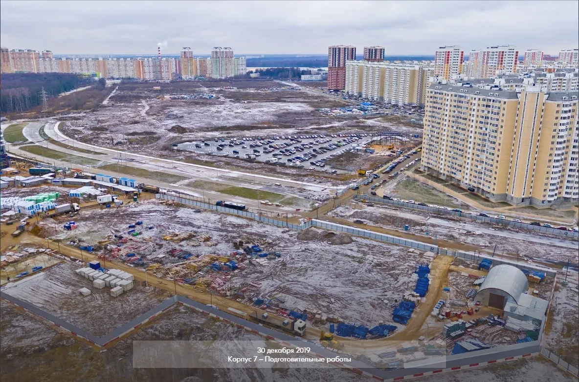 ЖК "Город-парк Первый Московский" ход строительства