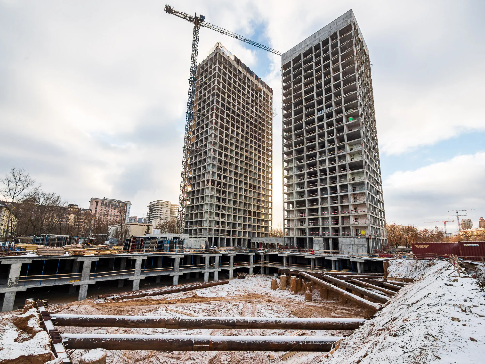 ЖК Инди Тауэрз ход строительства