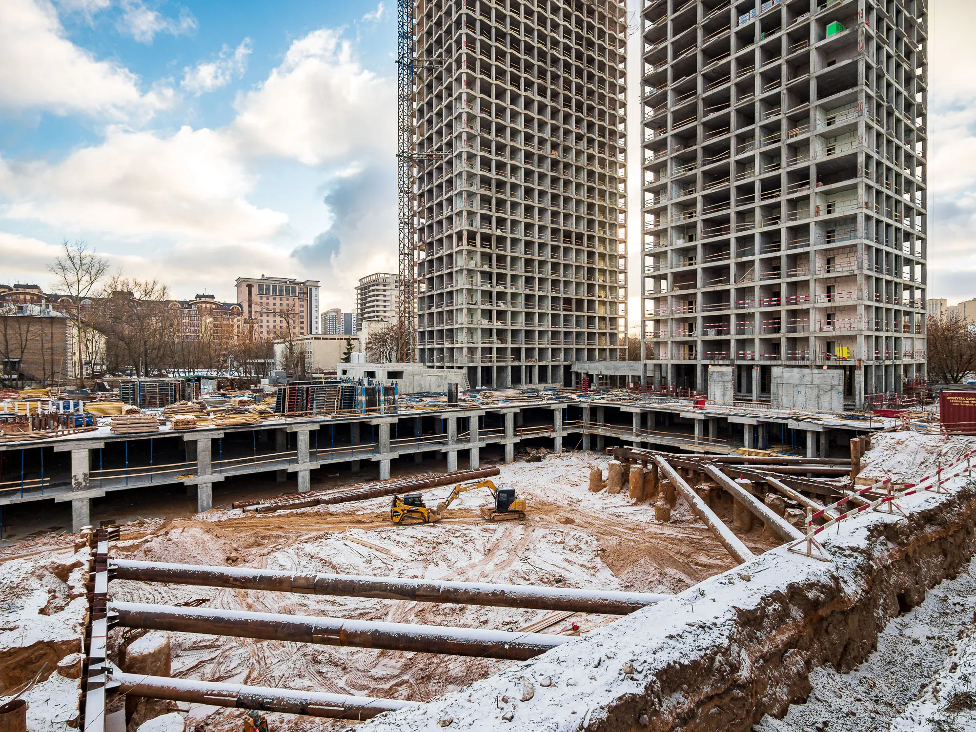 ЖК Инди Тауэрз ход строительства