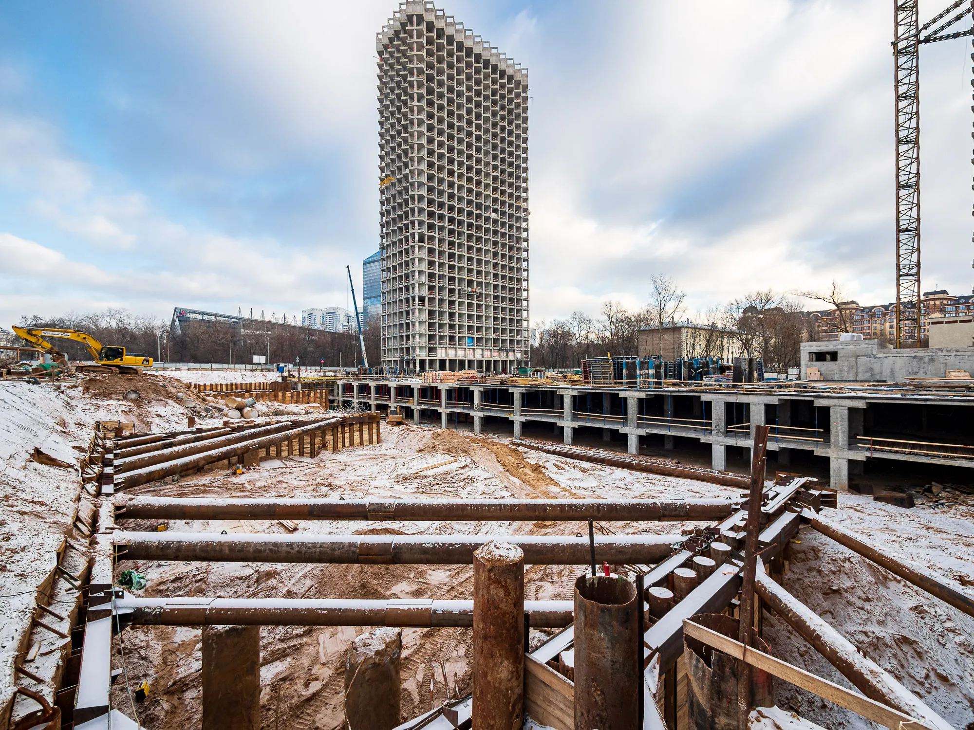 ЖК Инди Тауэрз ход строительства