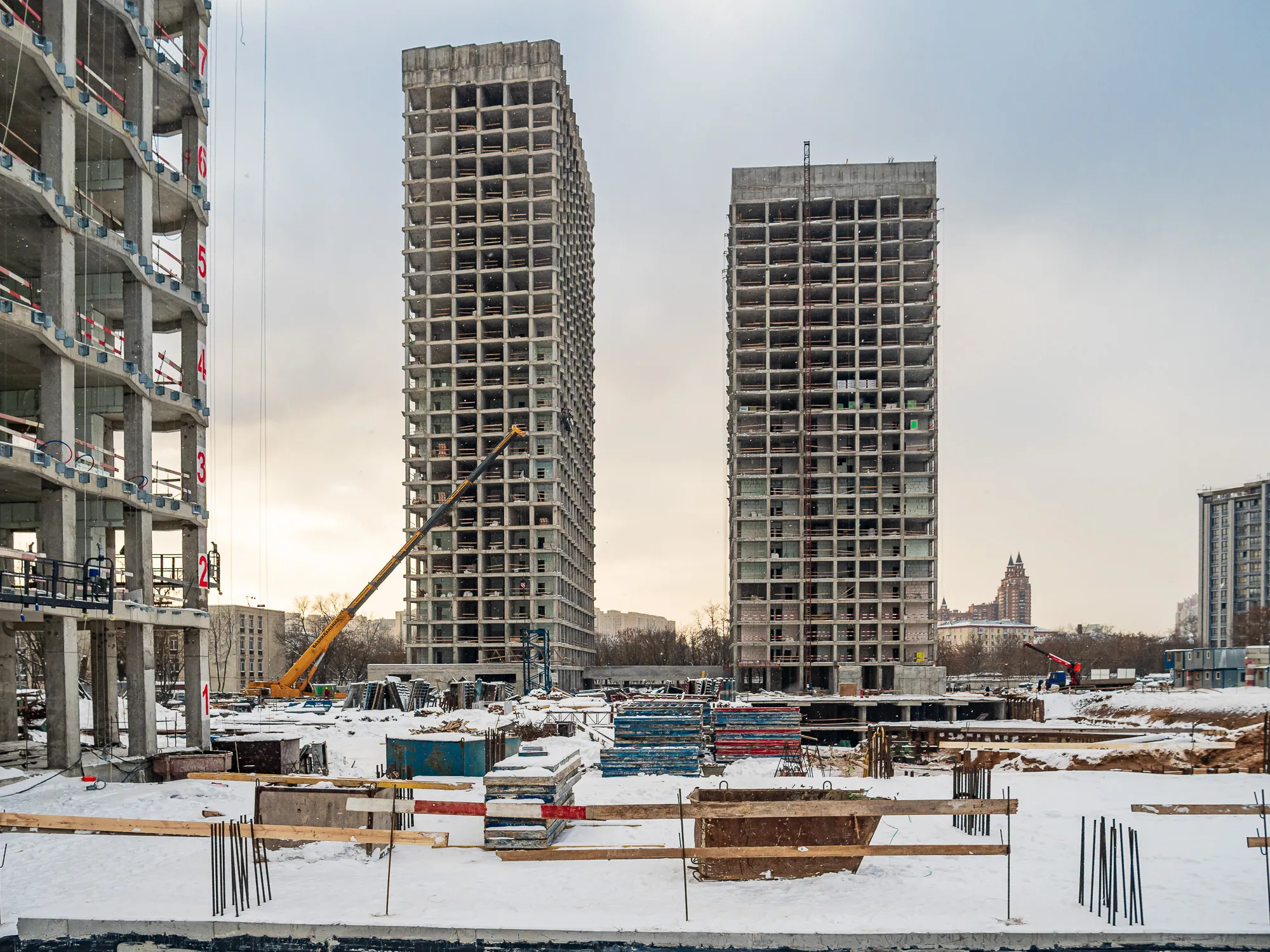 ЖК Инди Тауэрз ход строительства