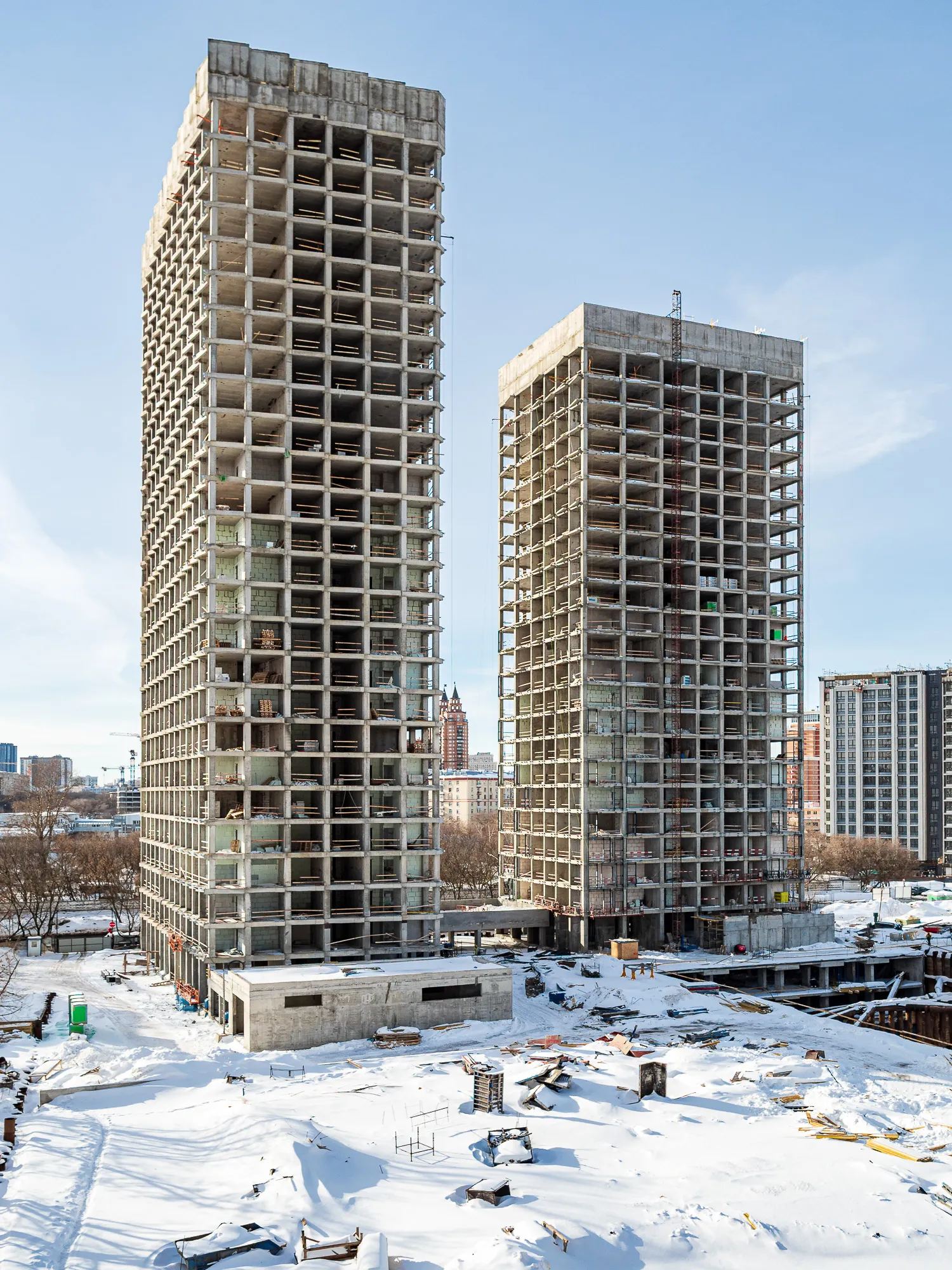 ЖК Инди Тауэрз ход строительства