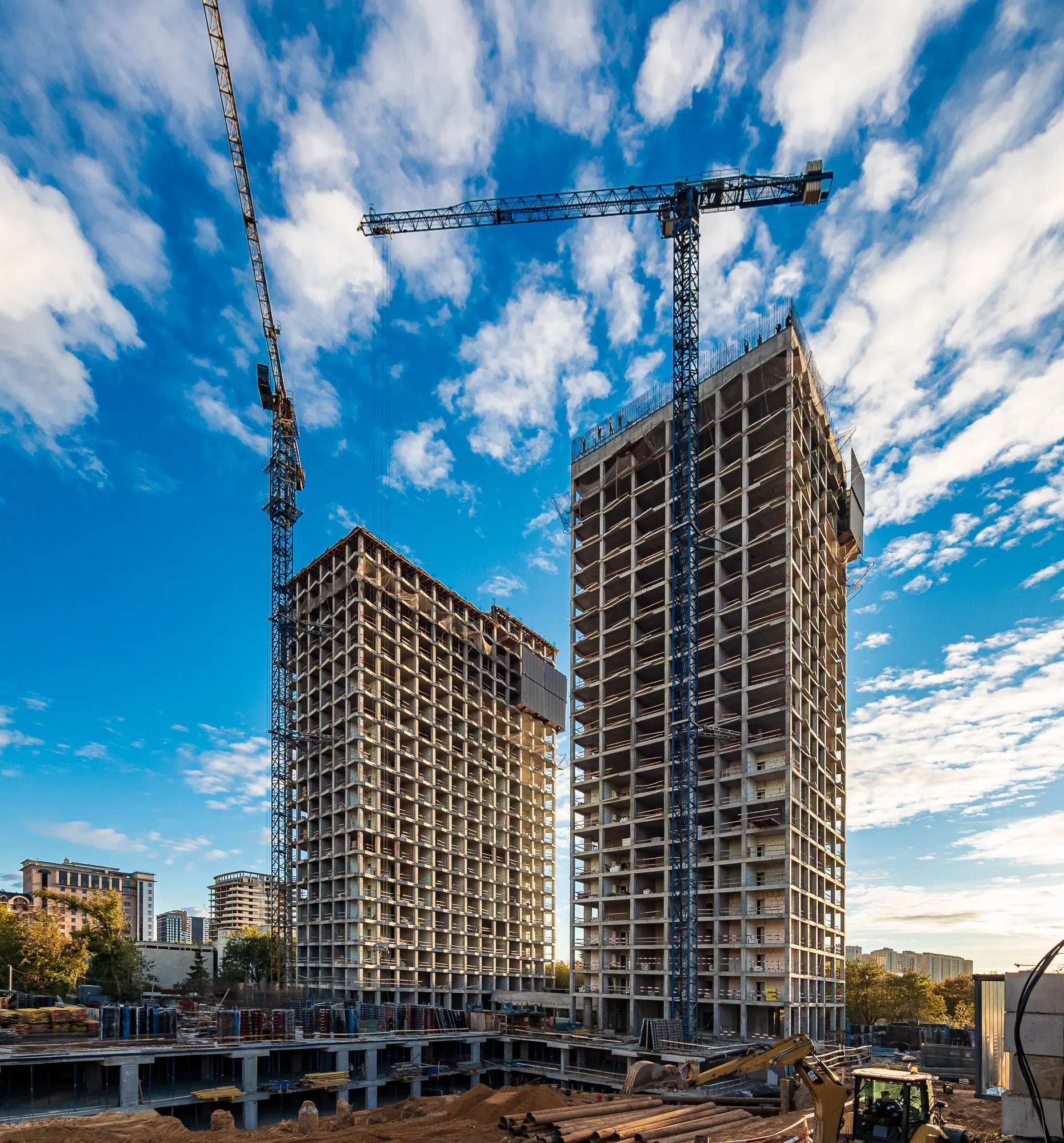 ЖК Инди Тауэрз ход строительства