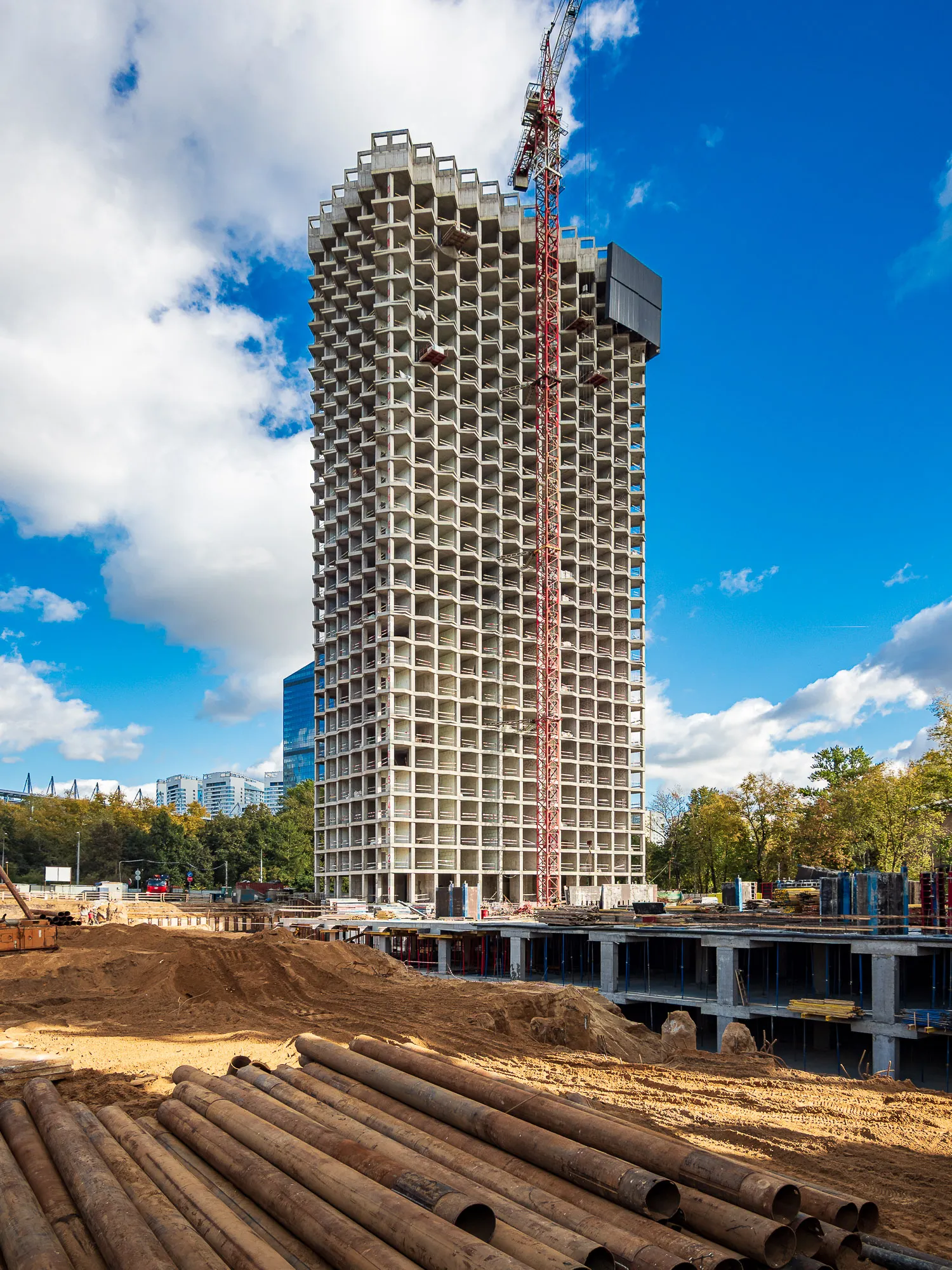 ЖК Инди Тауэрз ход строительства