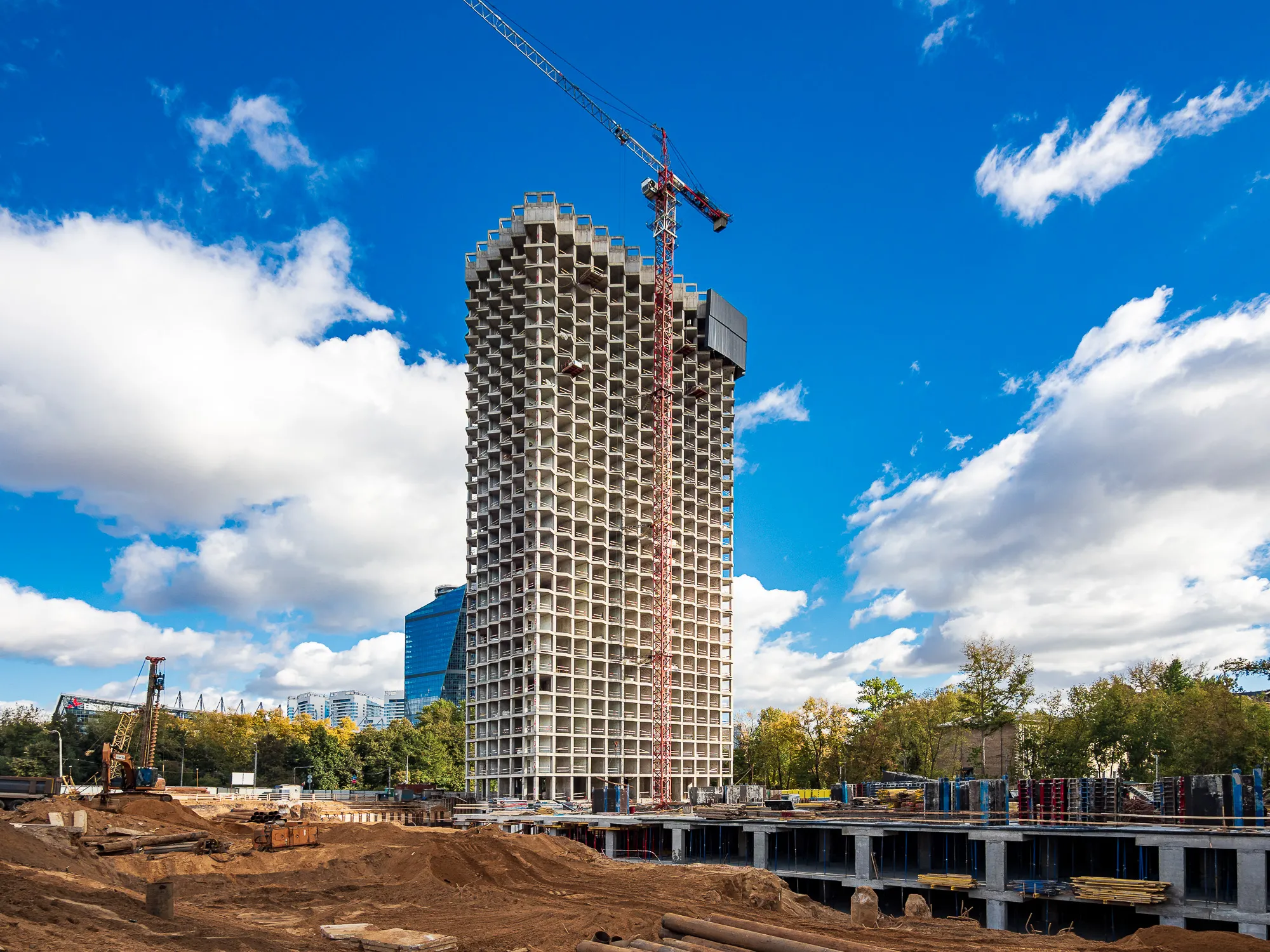 ЖК Инди Тауэрз ход строительства