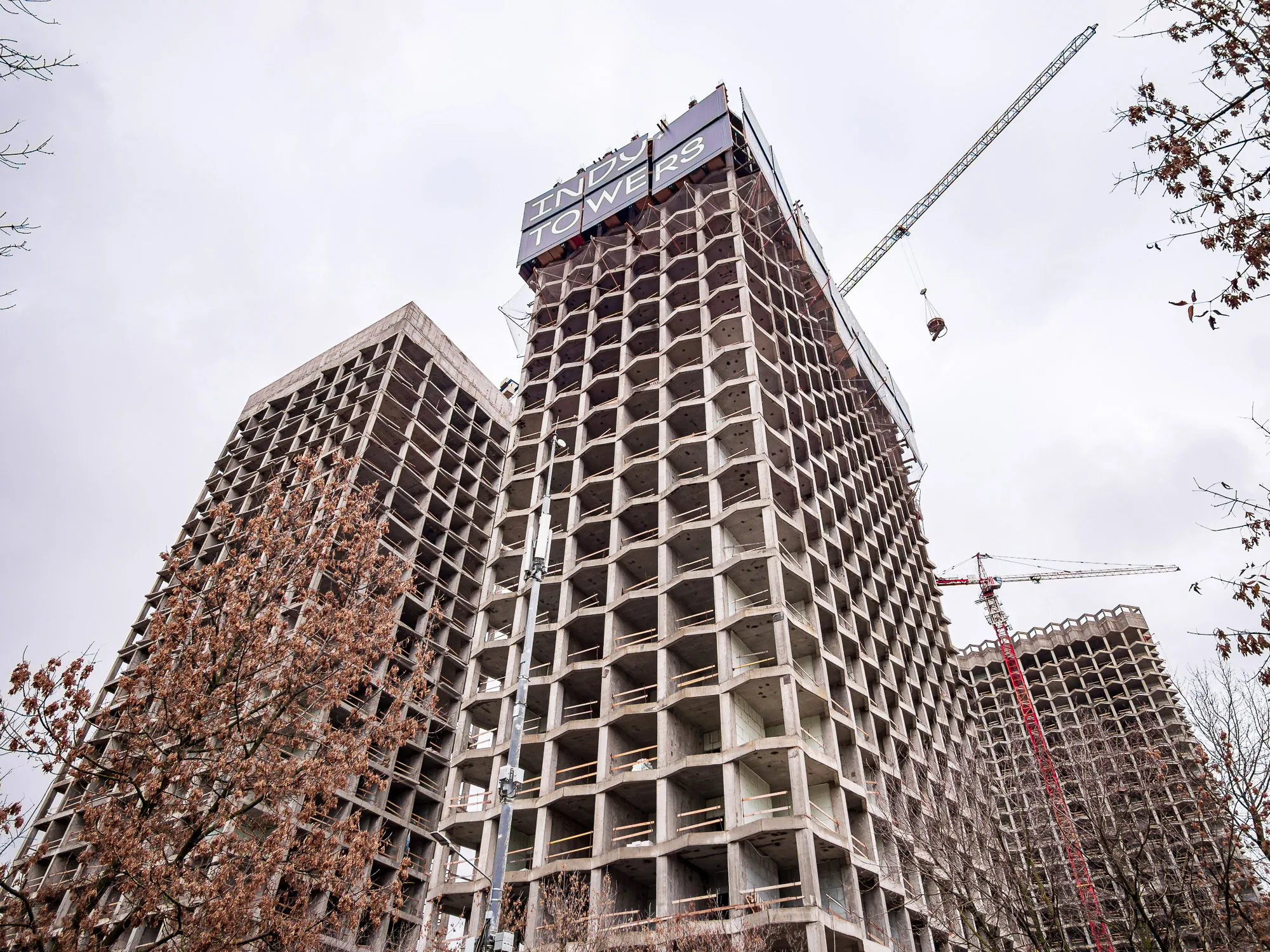 ЖК Инди Тауэрз ход строительства
