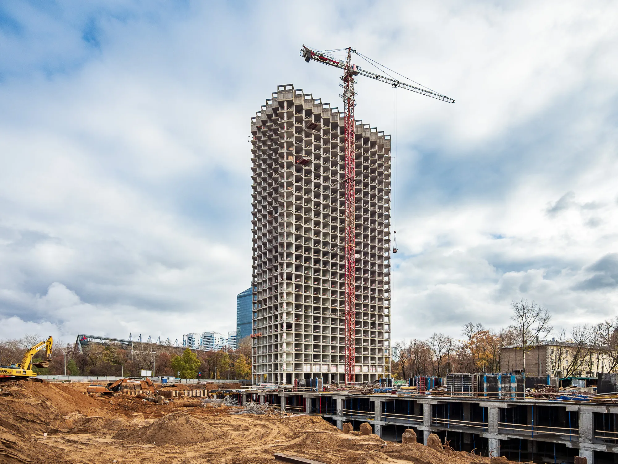 ЖК Инди Тауэрз ход строительства