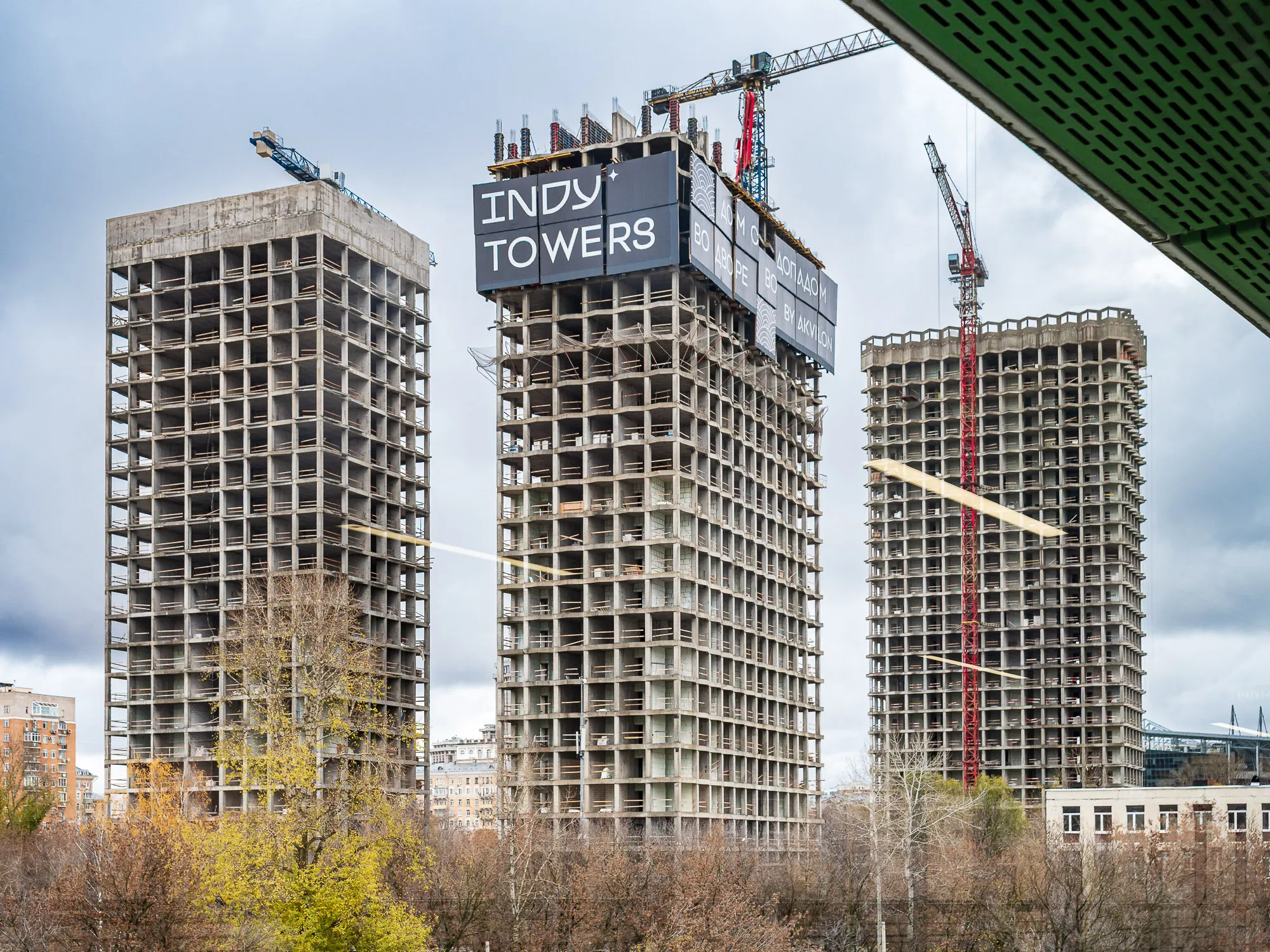 ЖК Инди Тауэрз ход строительства