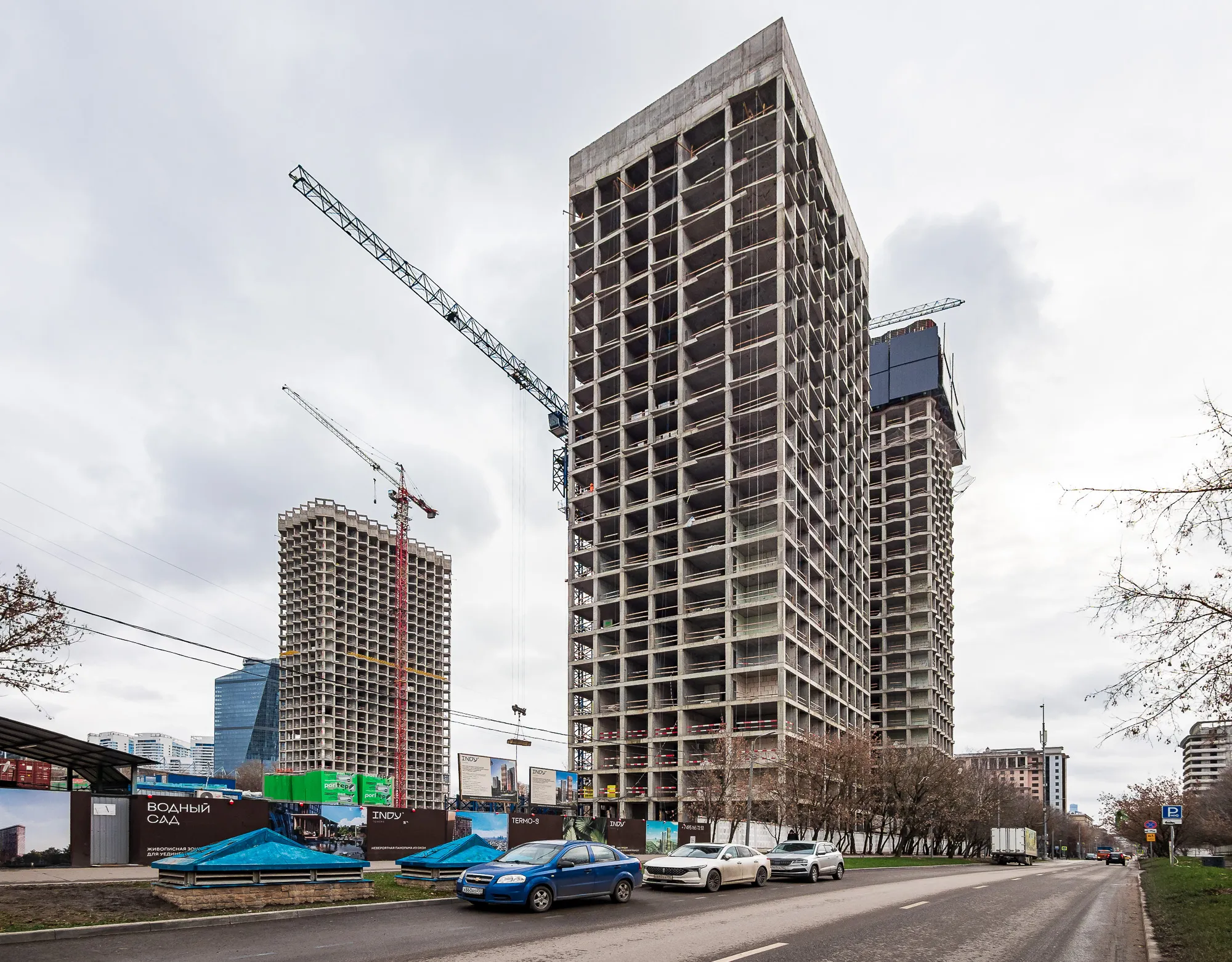 ЖК Инди Тауэрз ход строительства