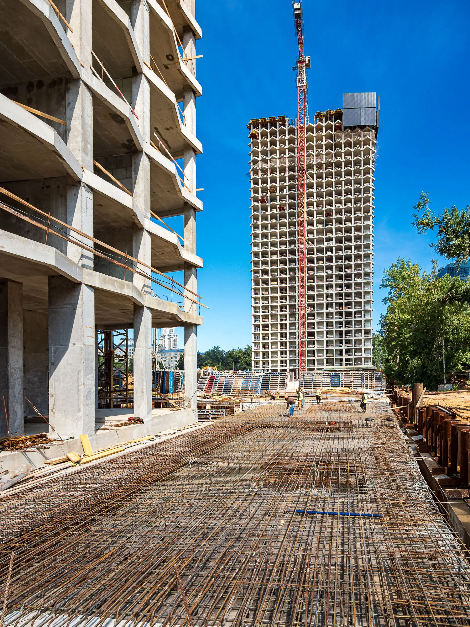 ЖК Инди Тауэрз ход строительства