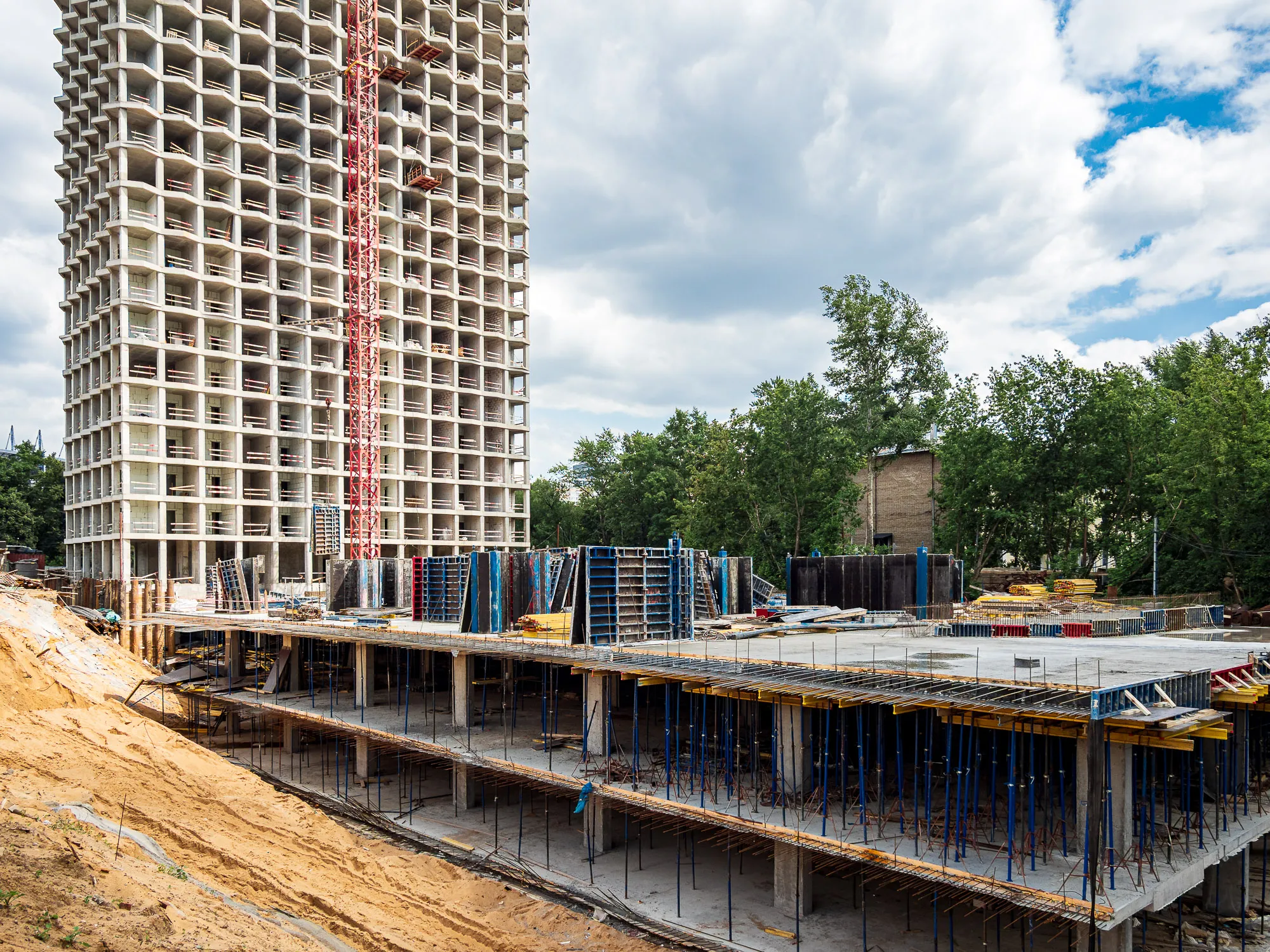 ЖК Инди Тауэрз ход строительства