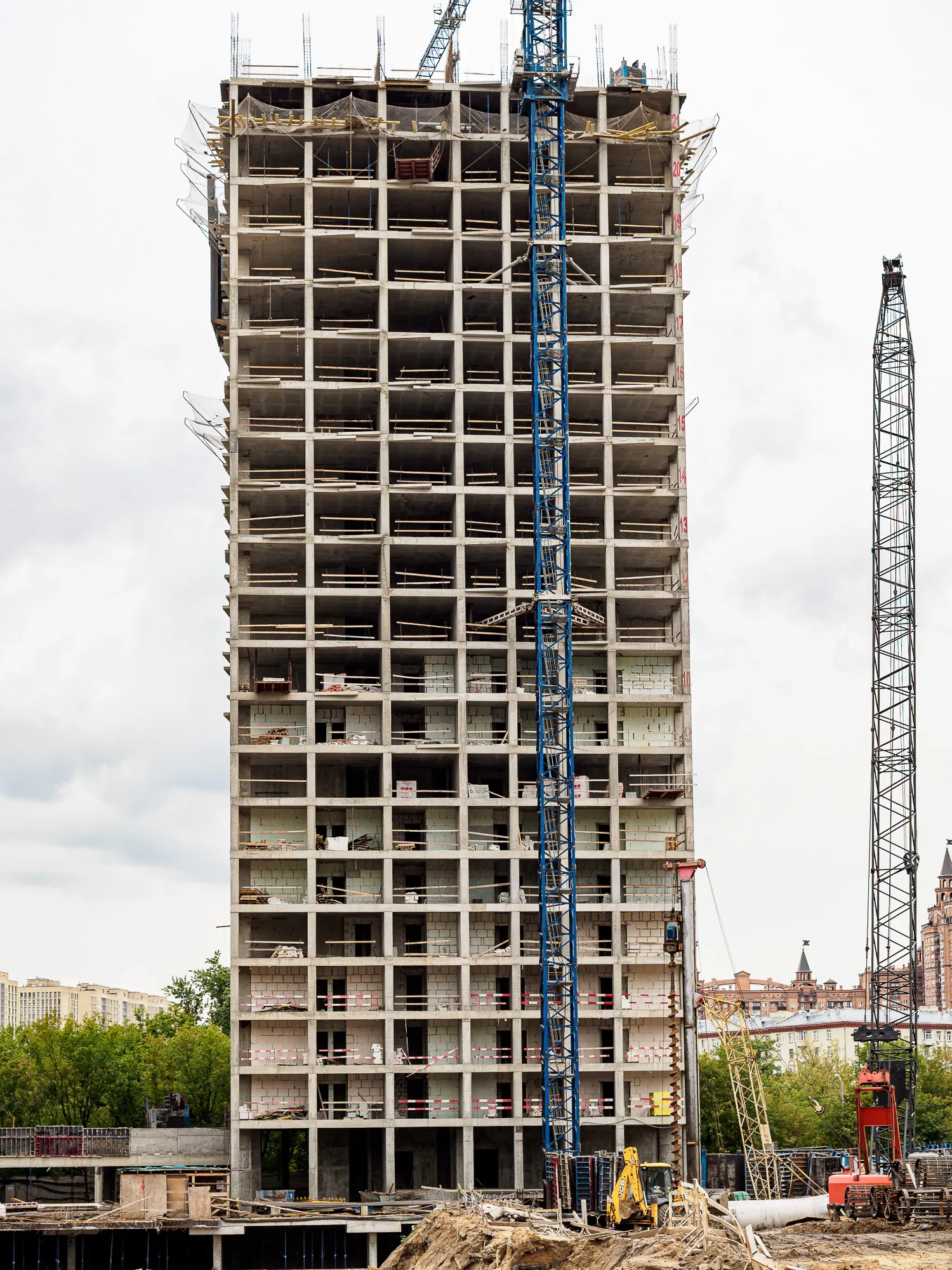 ЖК Инди Тауэрз ход строительства