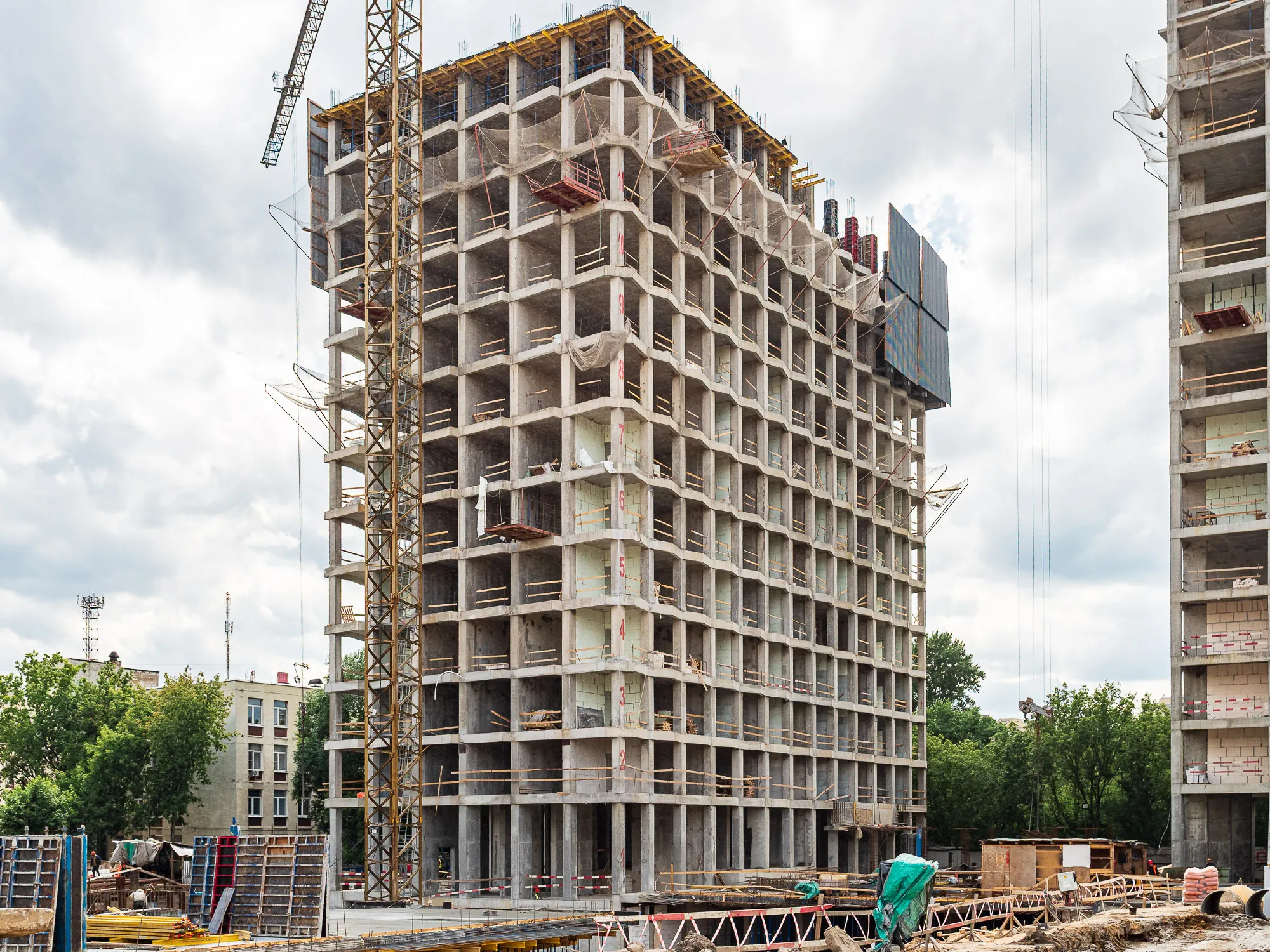 ЖК Инди Тауэрз ход строительства