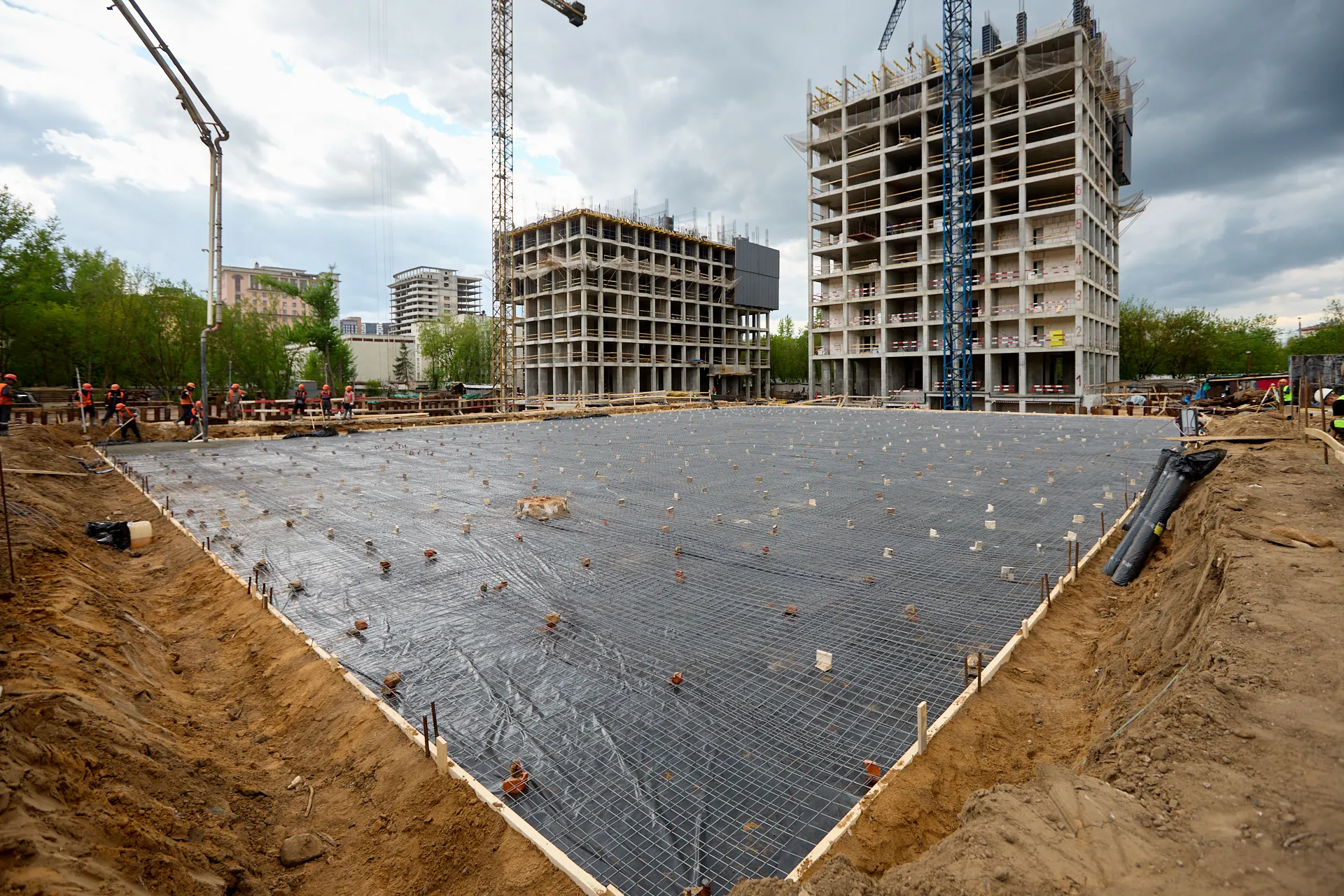 ЖК Инди Тауэрз ход строительства