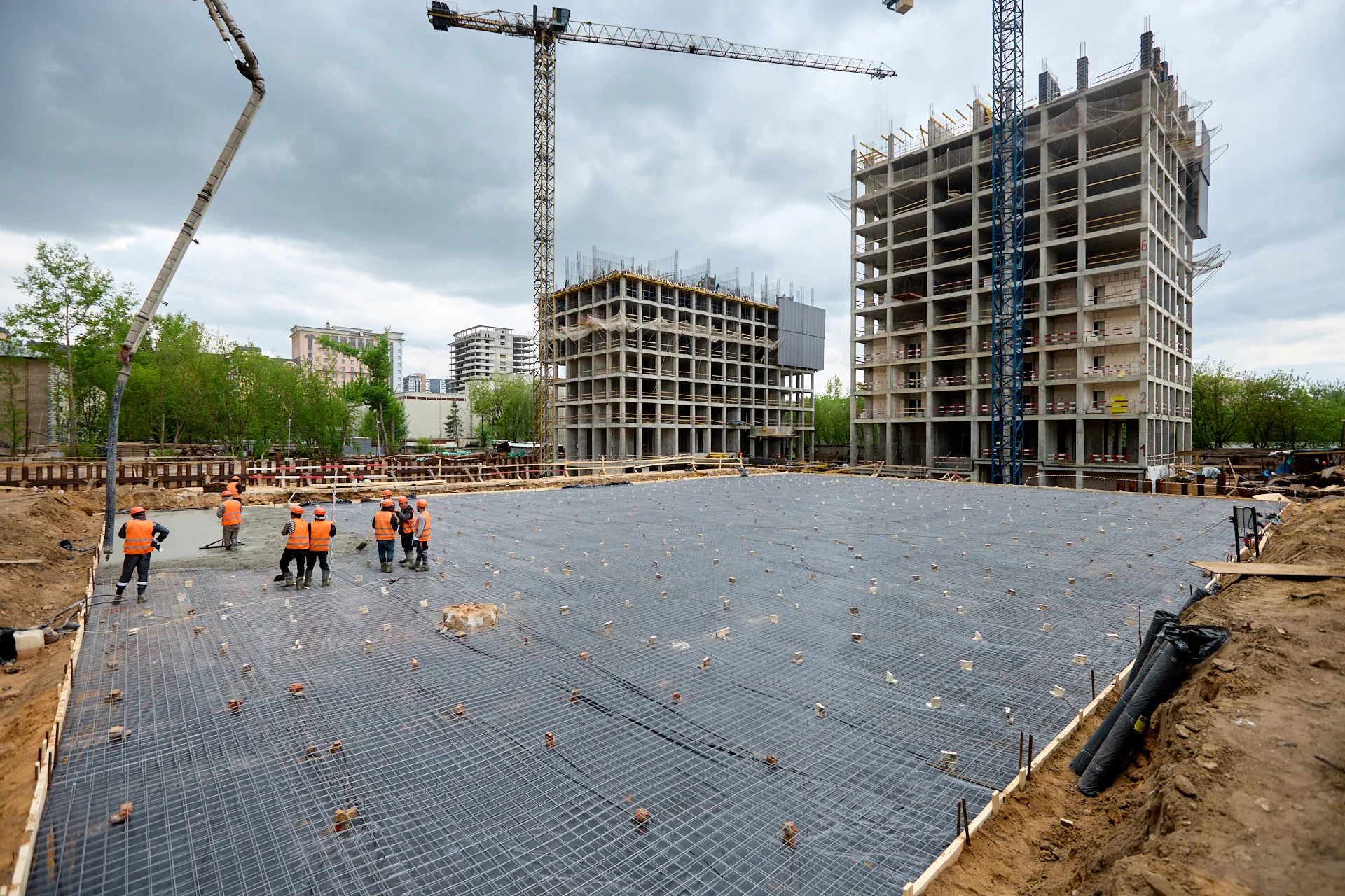 ЖК Инди Тауэрз ход строительства