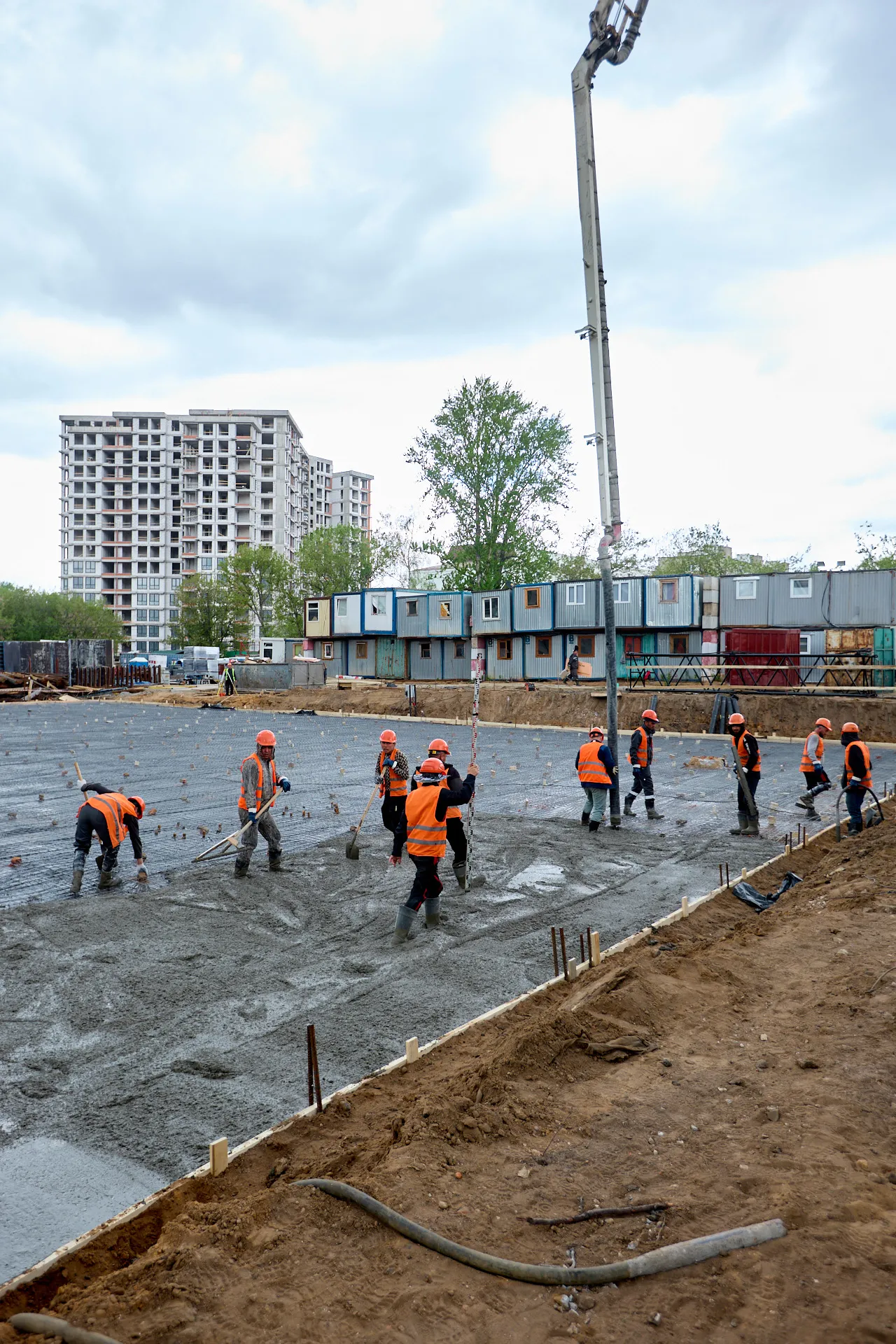 ЖК Инди Тауэрз ход строительства